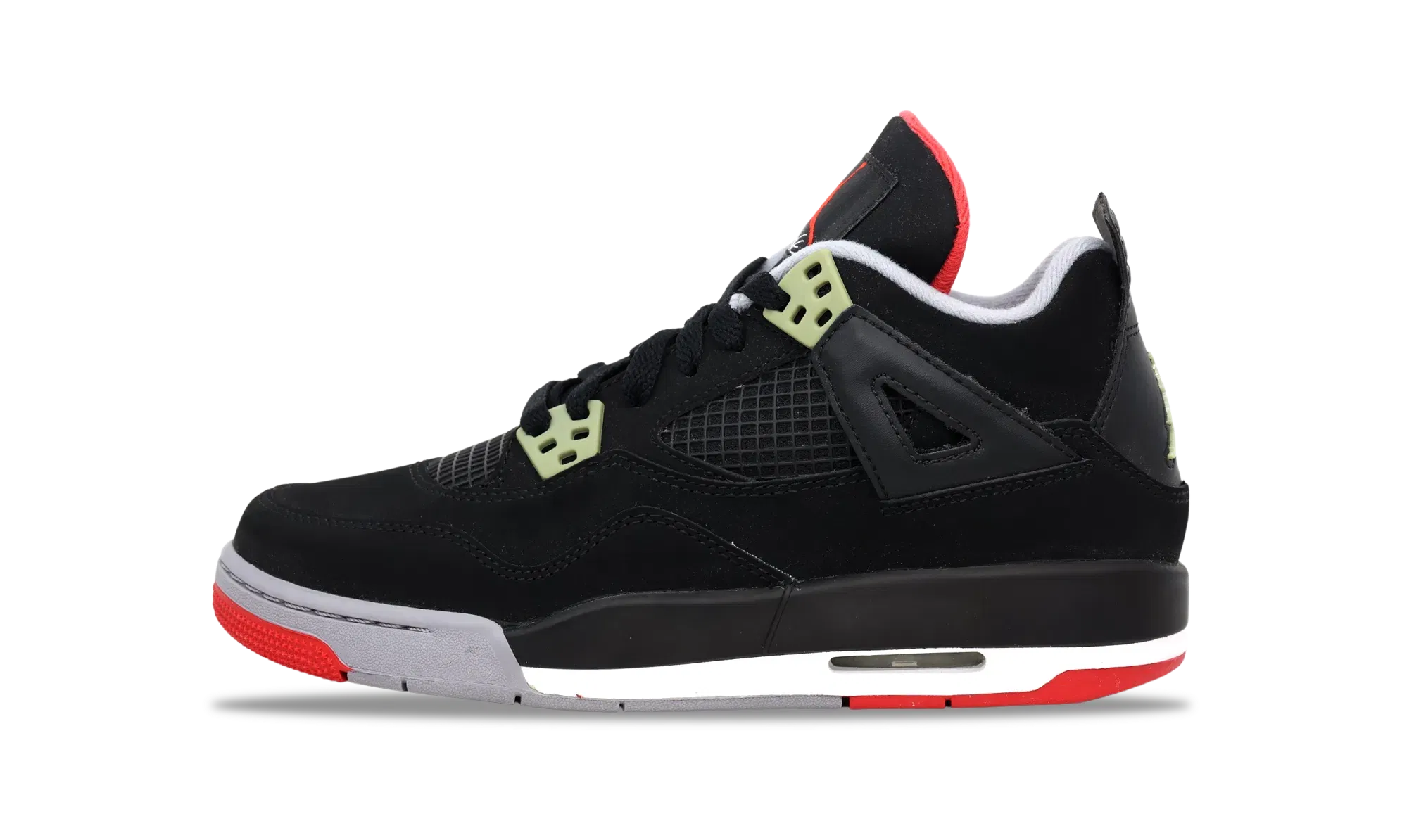 Nike Jordan 4 Retro Bred - Black Cement GS (408452-089) Grade School Size 3Y-7Y