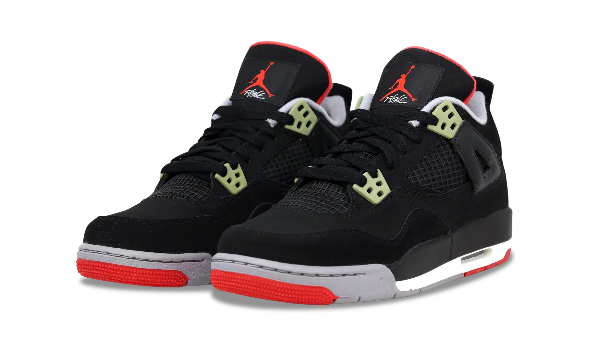 Nike Jordan 4 Retro Bred - Black Cement GS (408452-089) Grade School Size 3Y-7Y