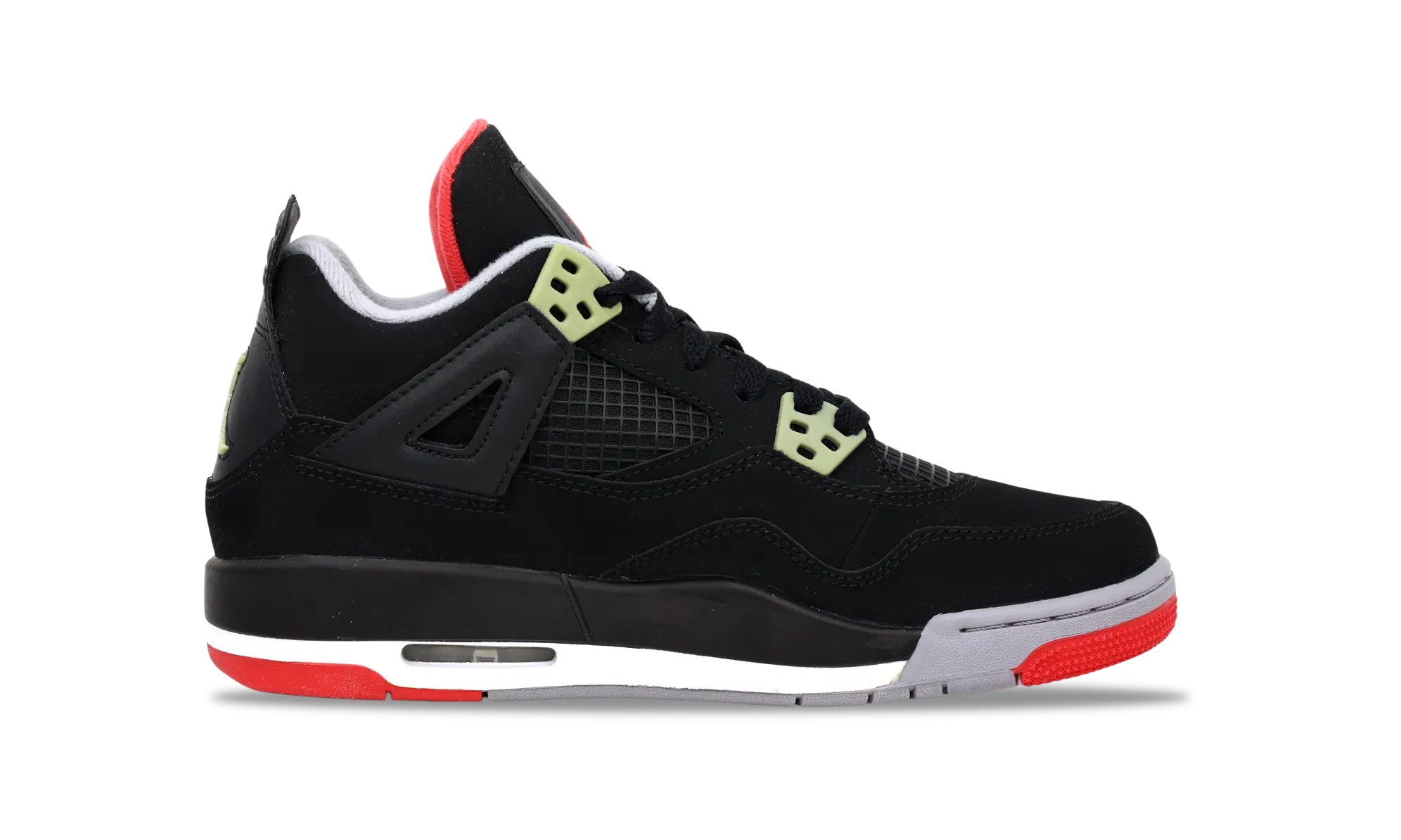 Nike Jordan 4 Retro Bred - Black Cement GS (408452-089) Grade School Size 3Y-7Y