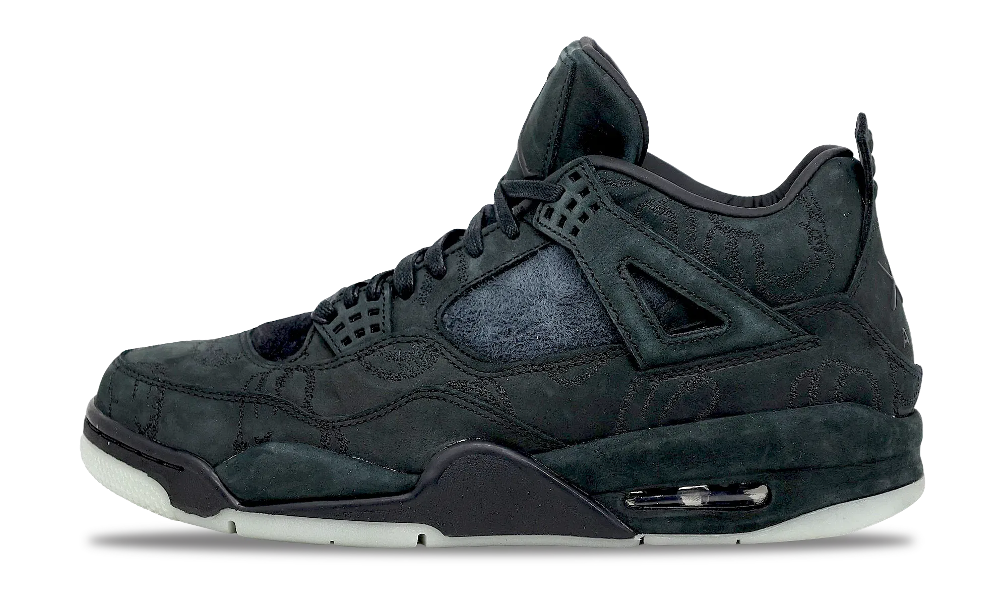 Nike Air Jordan 4 Retro x KAWS Black 2017 (930155-001) Men's Size 9-11