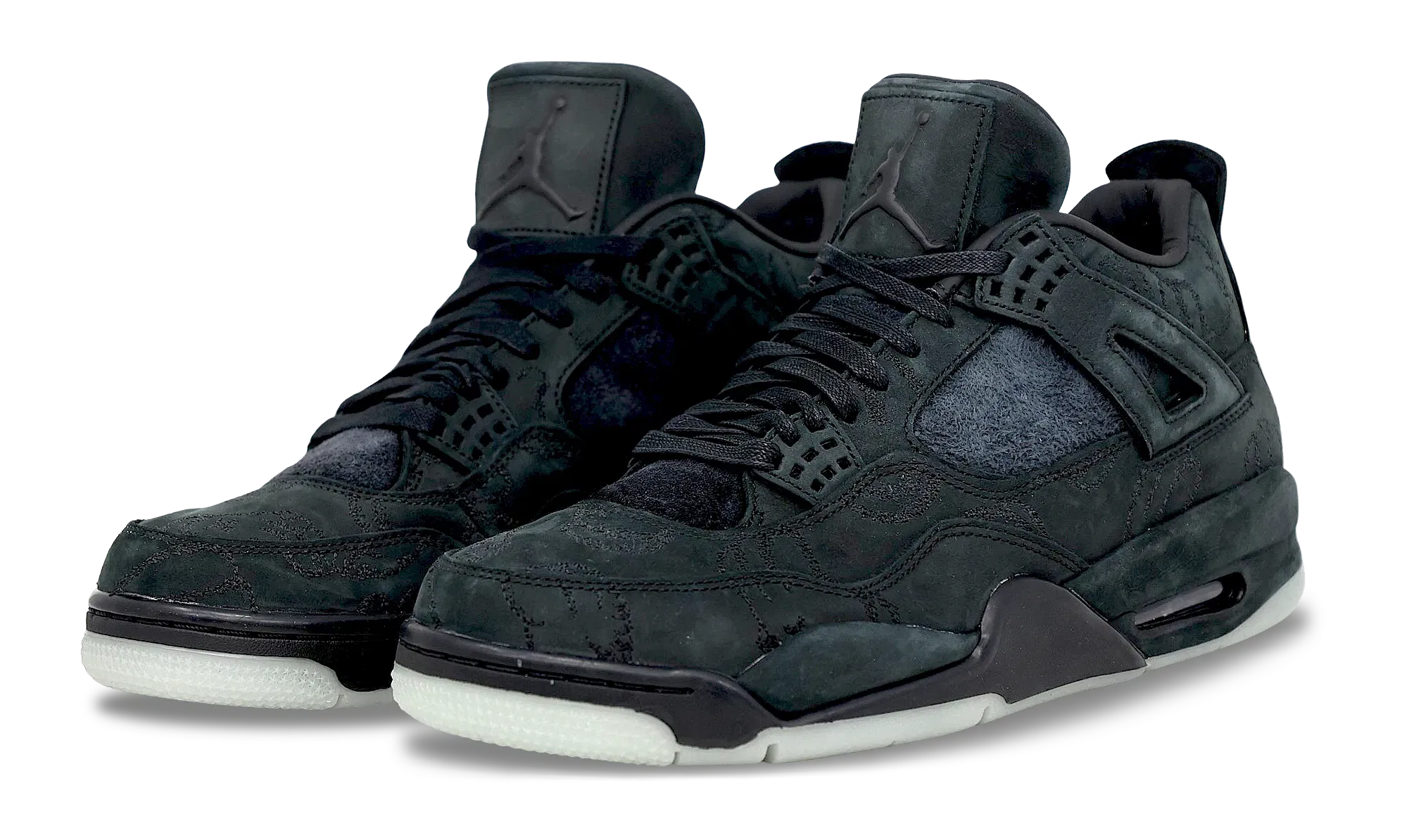 Nike Air Jordan 4 Retro x KAWS Black 2017 (930155-001) Men's Size 9-11