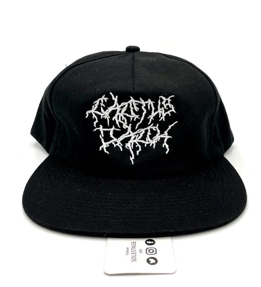 Travis Scott Cactus Jack Lightning Snapback Hat Black (93665-0075) One Size