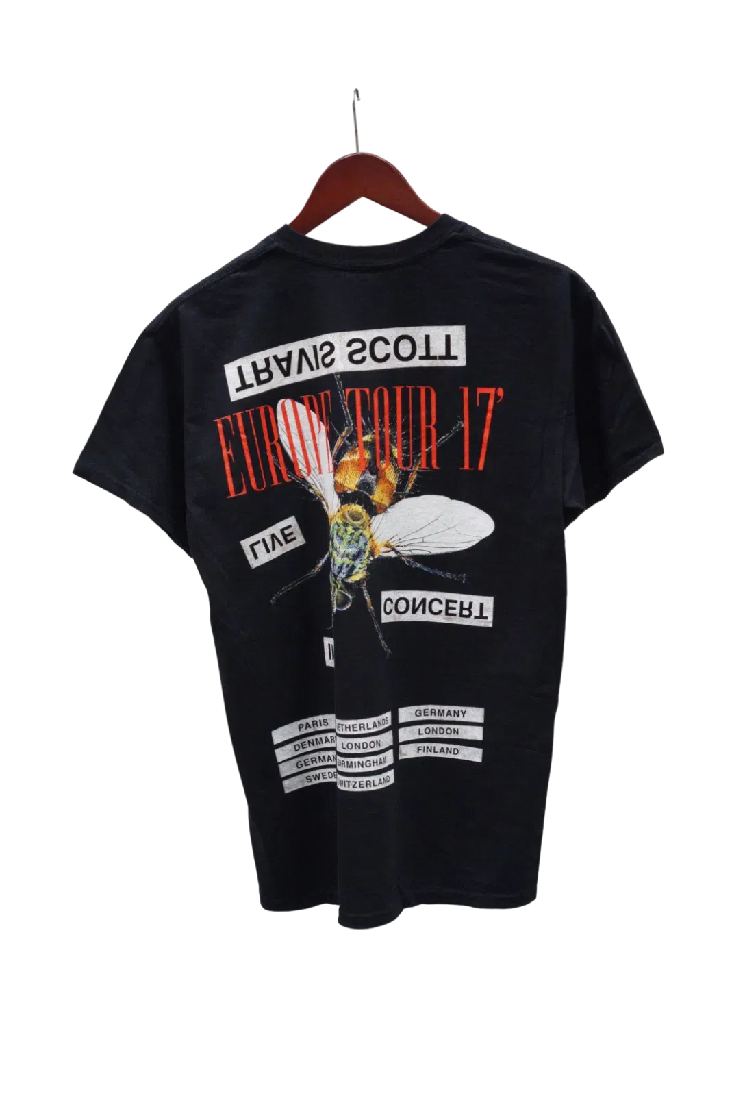 Travis Scott Europe Tour 2017 Concert Tee (TSCJ-ST001) Men's Size S-2XL