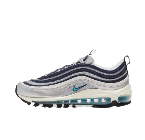 Nike Air Max 97 Metallic Silver Chlorine Blue (Women's)