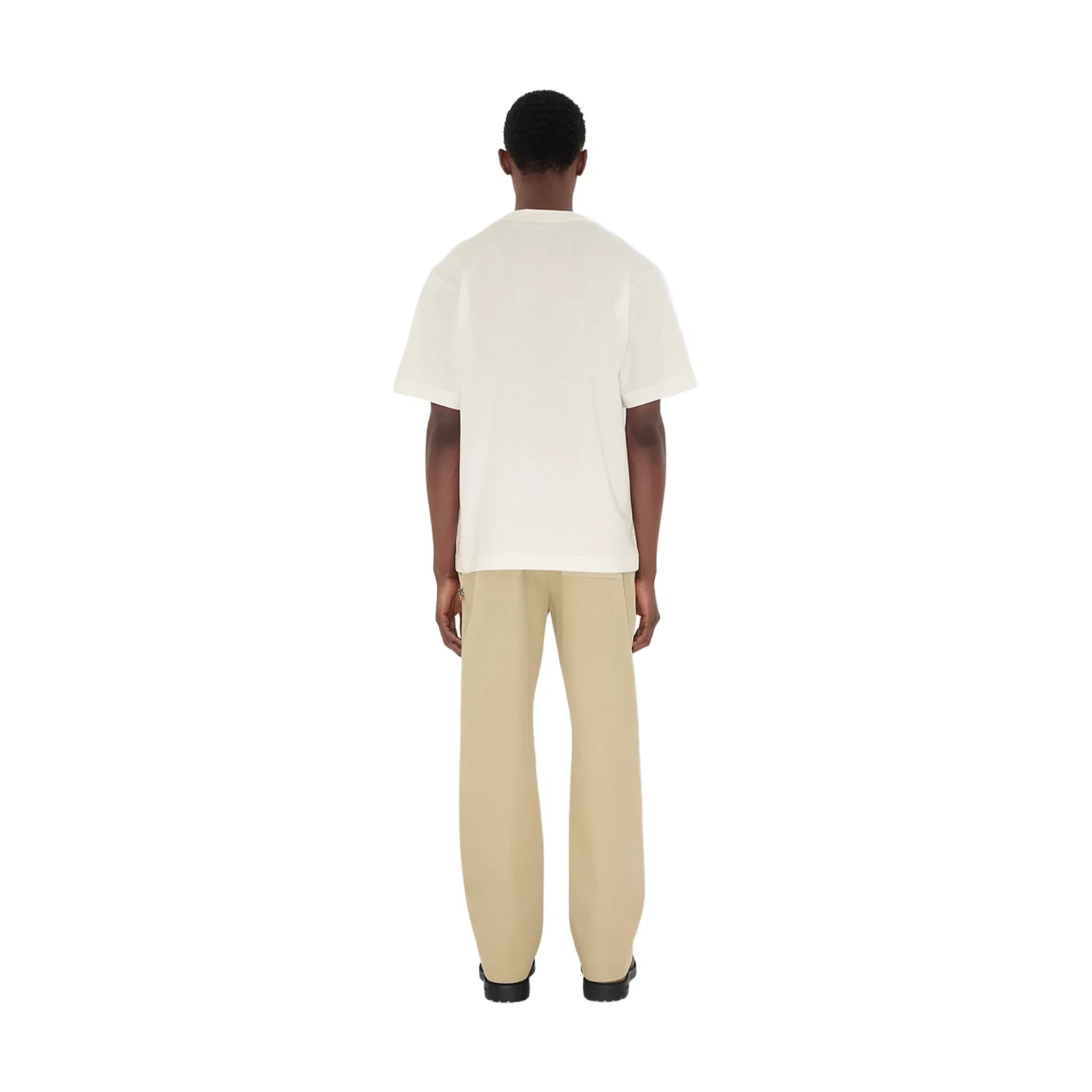 BURBERRY Cross Stitch EKD Tee Chalk (FW23)