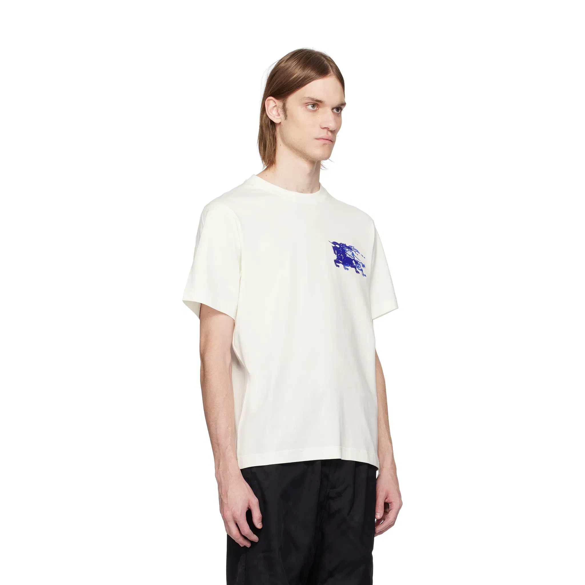BURBERRY EKD Lightweight Jersey Tee White (FW23)