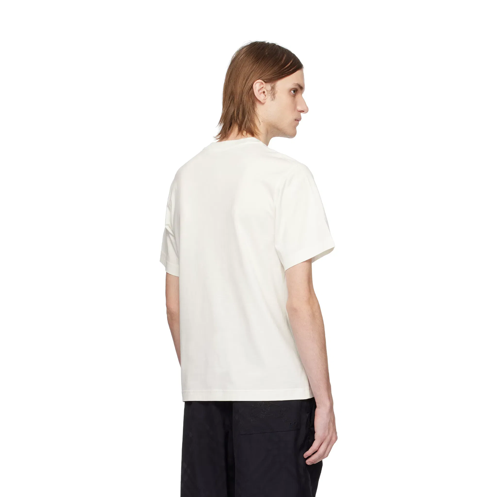 BURBERRY EKD Lightweight Jersey Tee White (FW23)