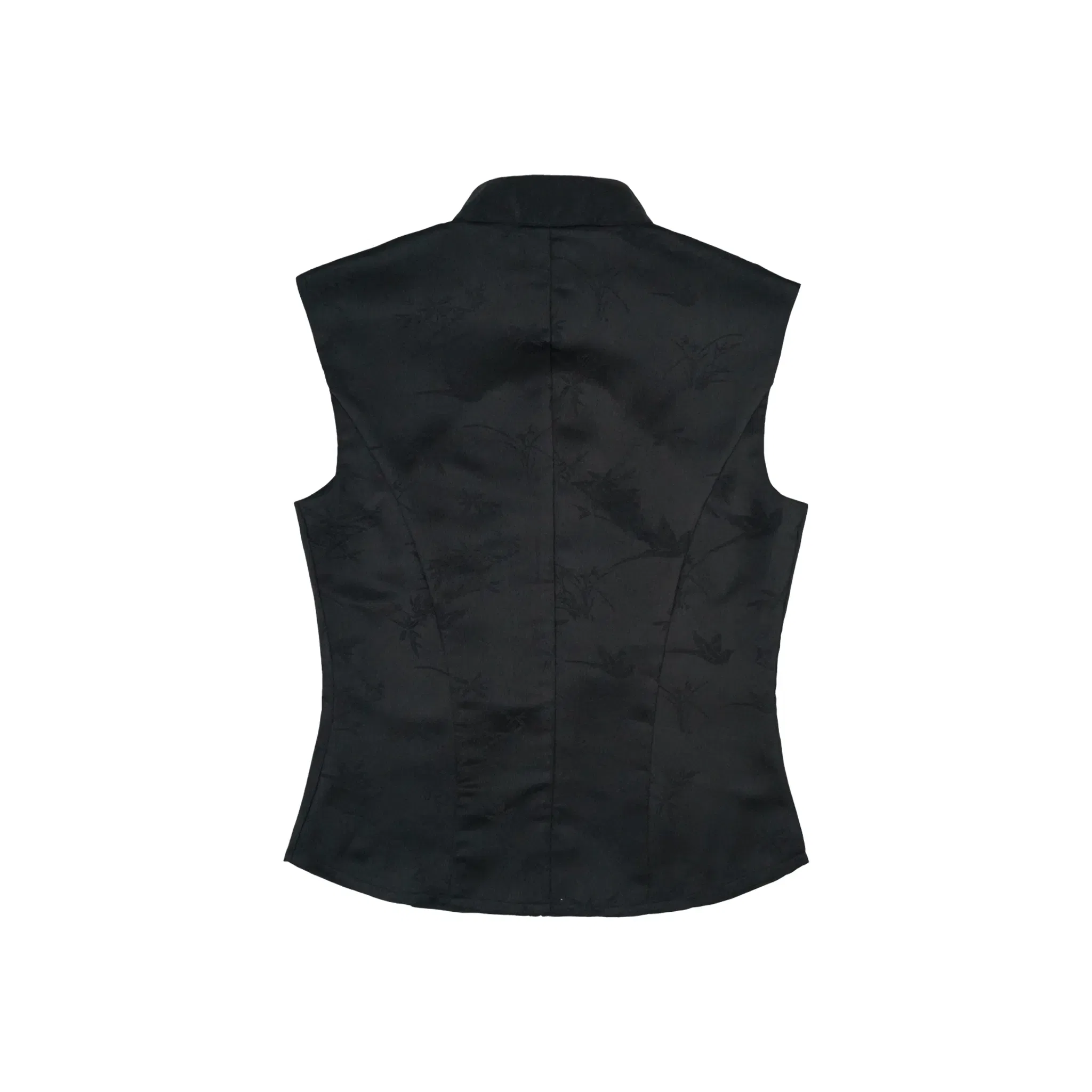 EGLAF RU Oriental Vest Top Black (SS26)