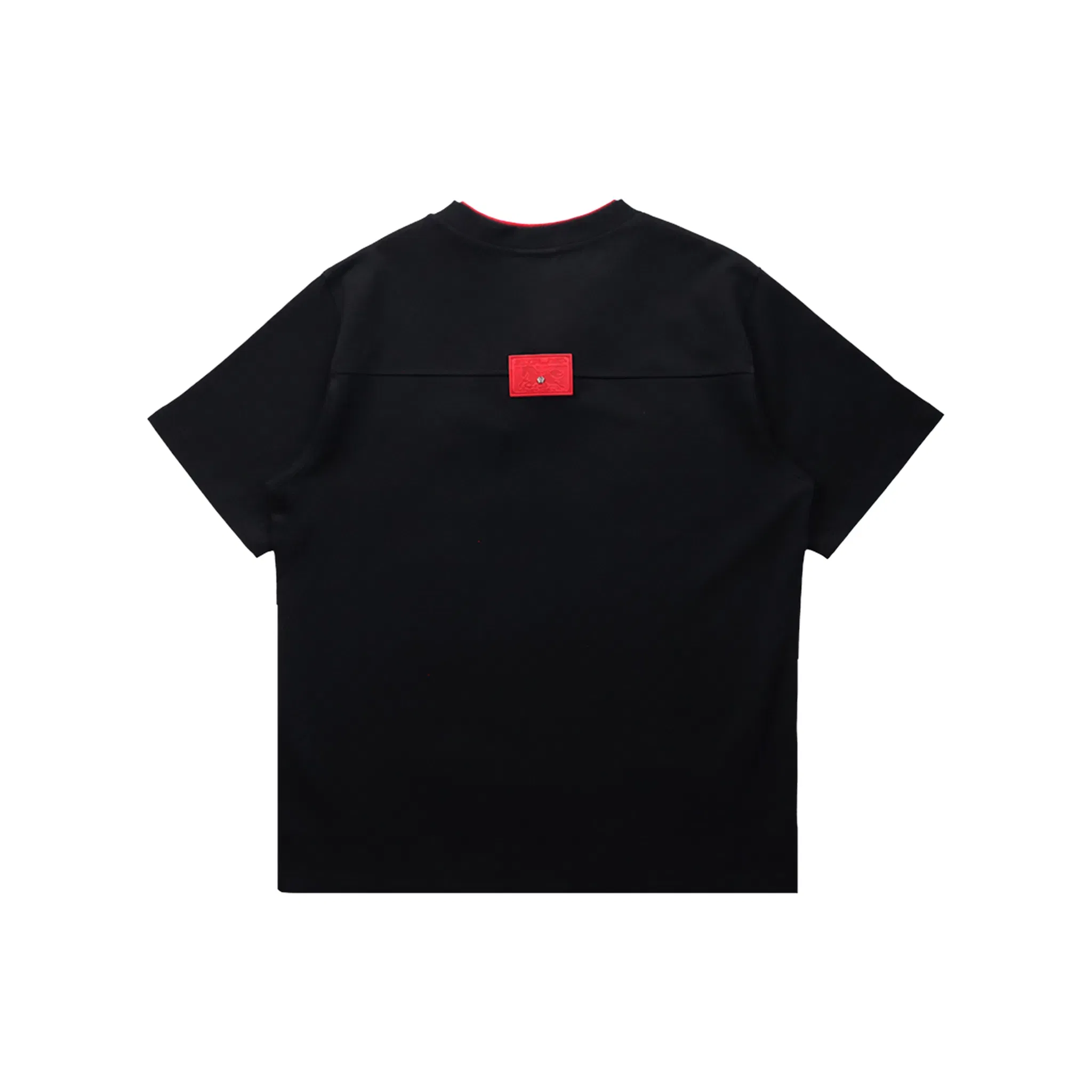 EGLAF RU Chest Embroidery Logo Tee Black (SS26)