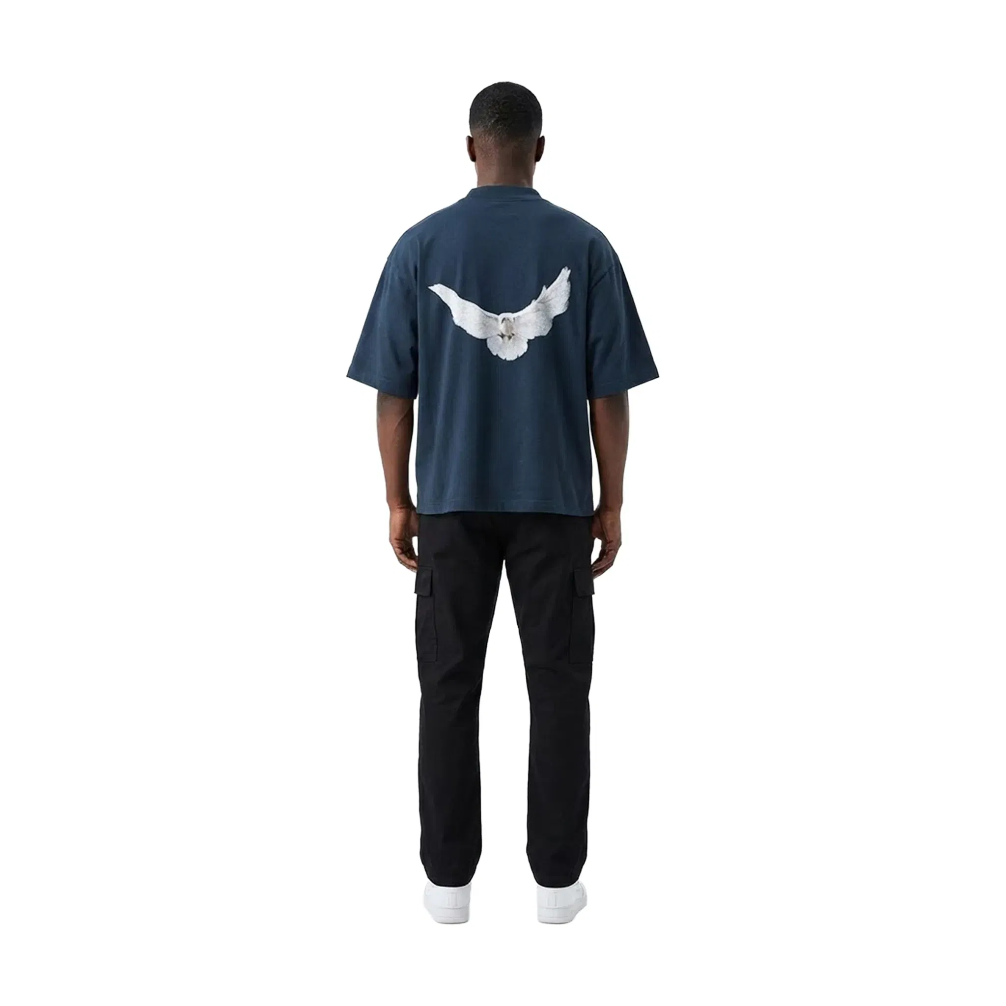 Yeezy Gap Engineered by BALENCIAGA Dove No Seam Tee Dark Blue (SS22)
