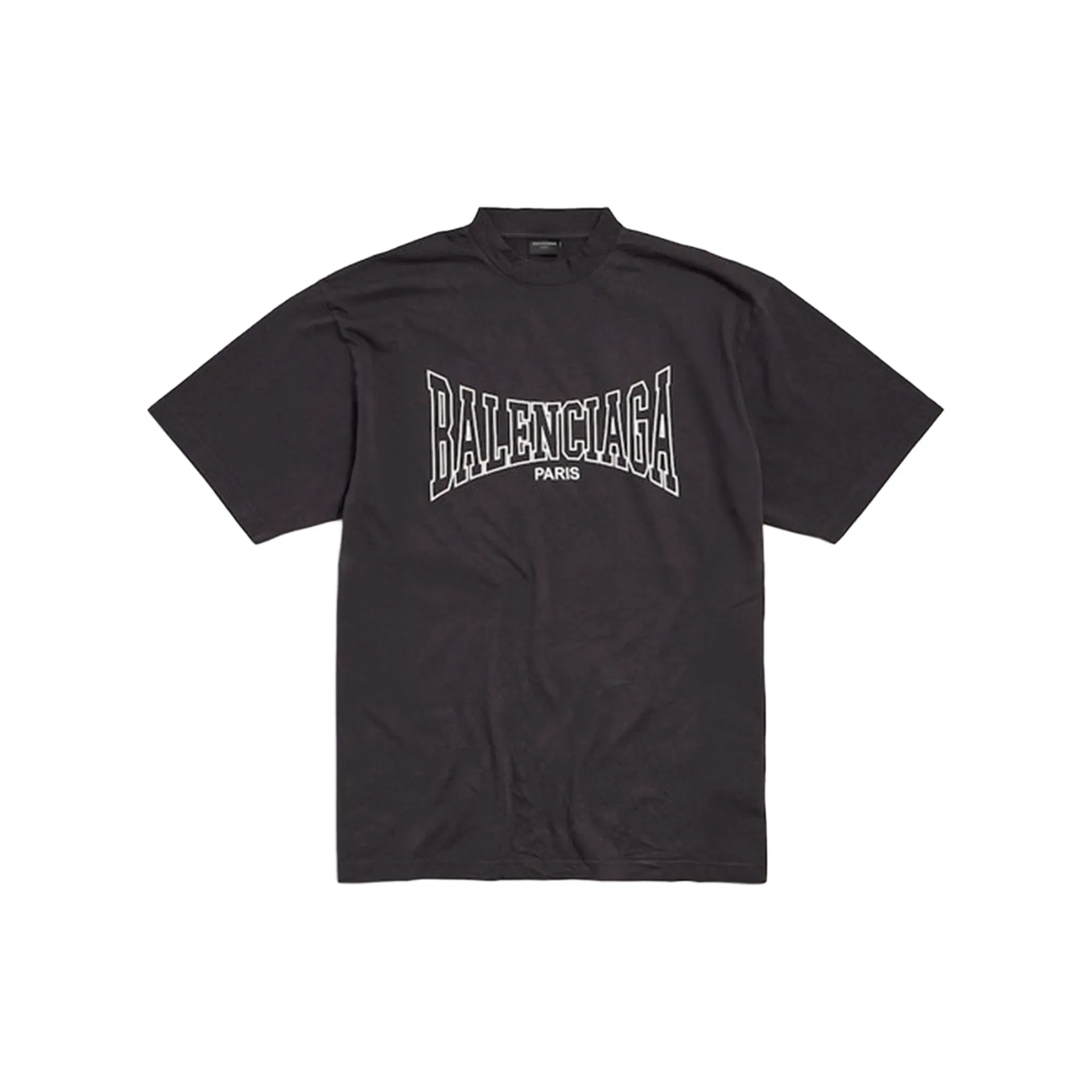 BALENCIAGA Boxing Medium Fit Tee Faded Black (FW23)