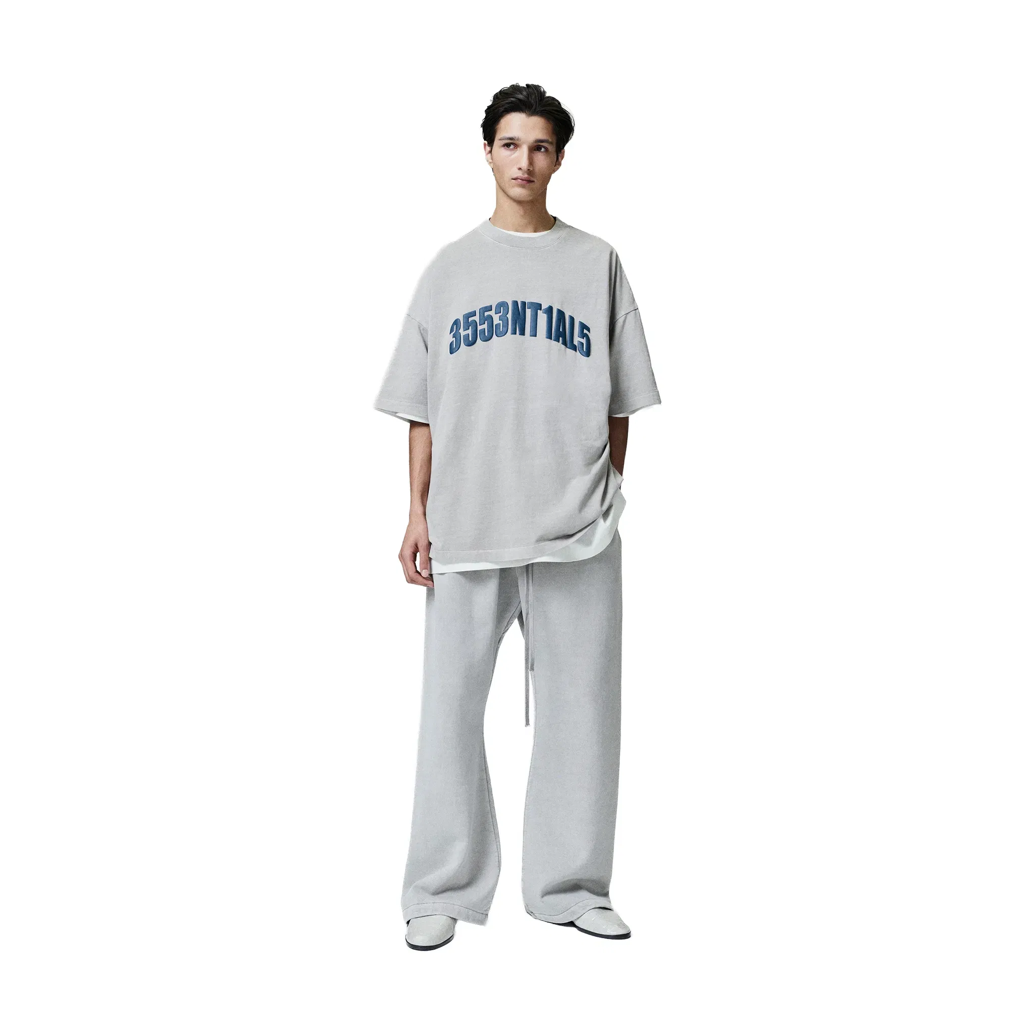 Fear of God Essentials New York 90s Tee Smoke Grey (FW25)