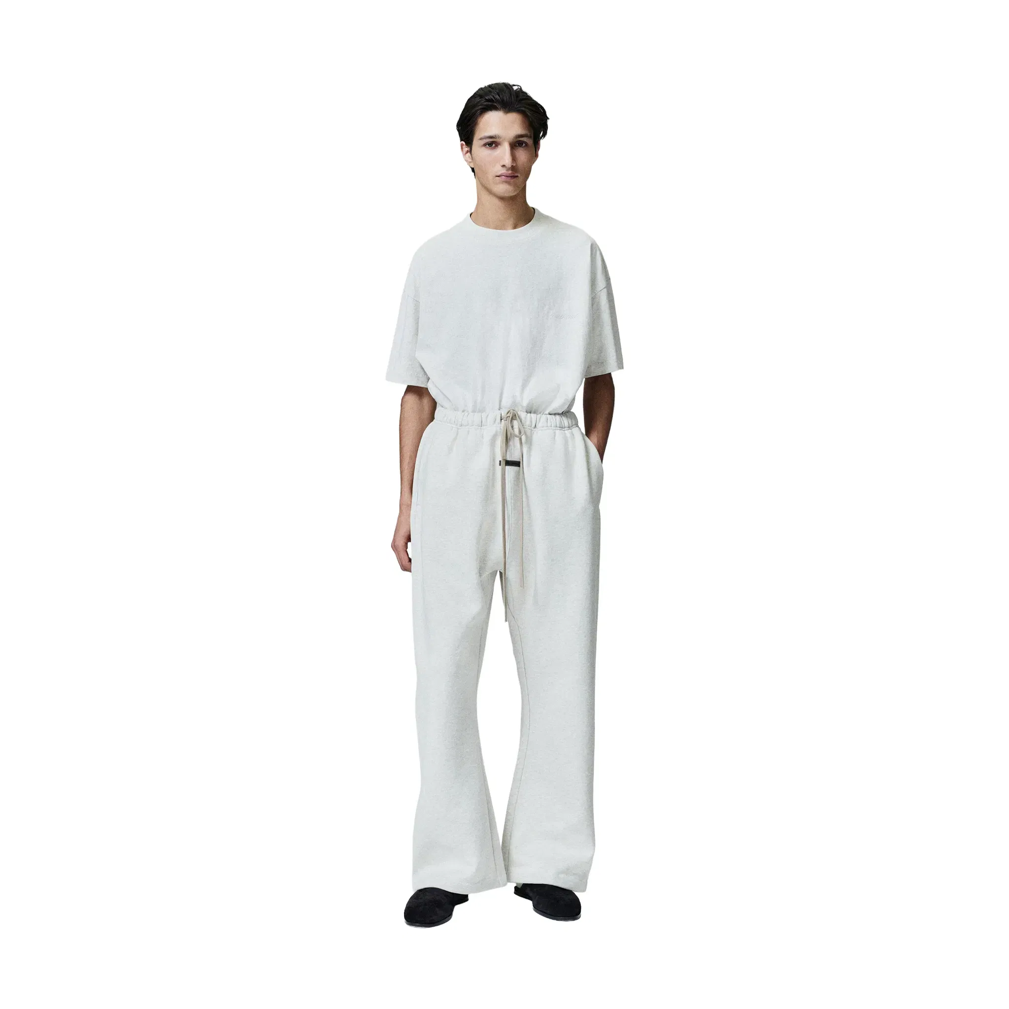 Fear of God Essentials Embroidered Essential Tee Ivory (FW25)