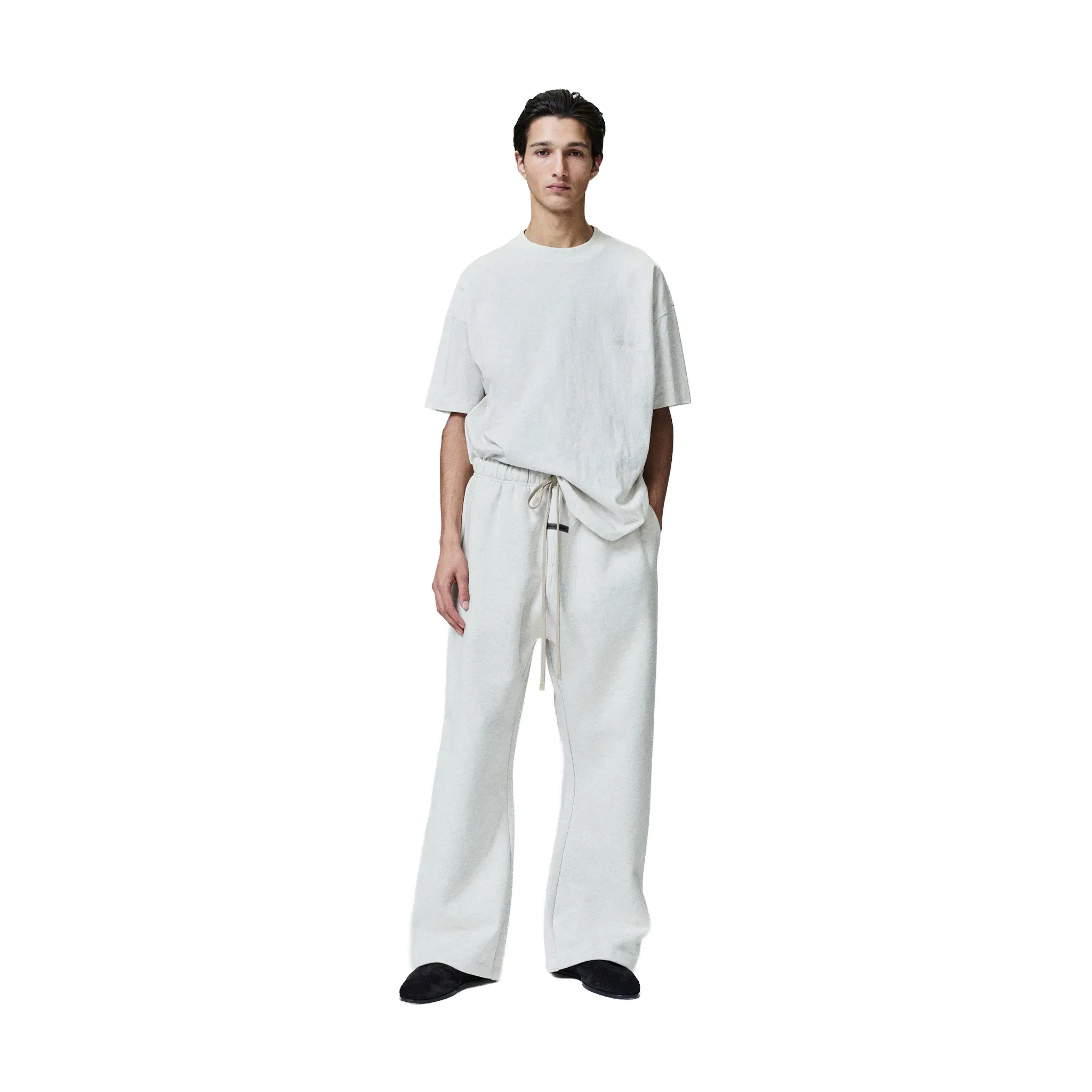 Fear of God Essentials Embroidered Essential Tee Ivory (FW25)