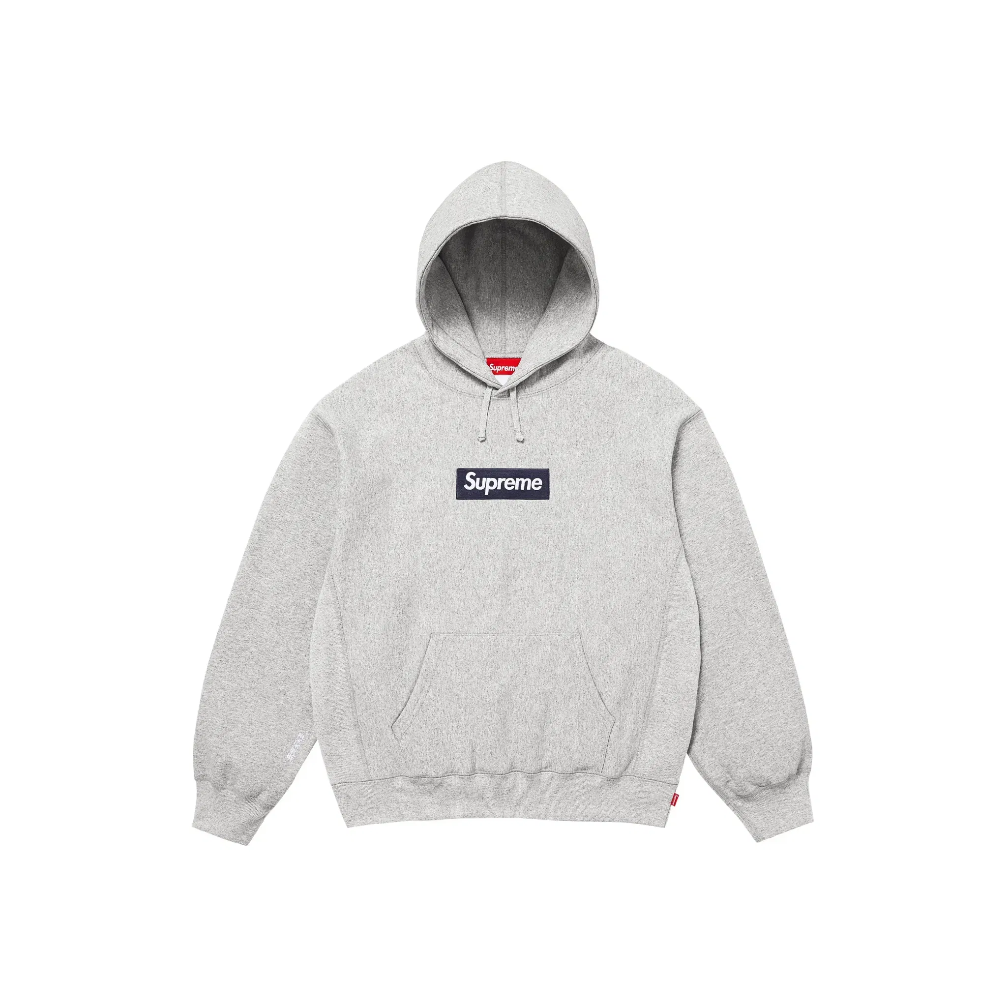 Supreme Box Logo Hoodie Heather Grey (FW25)