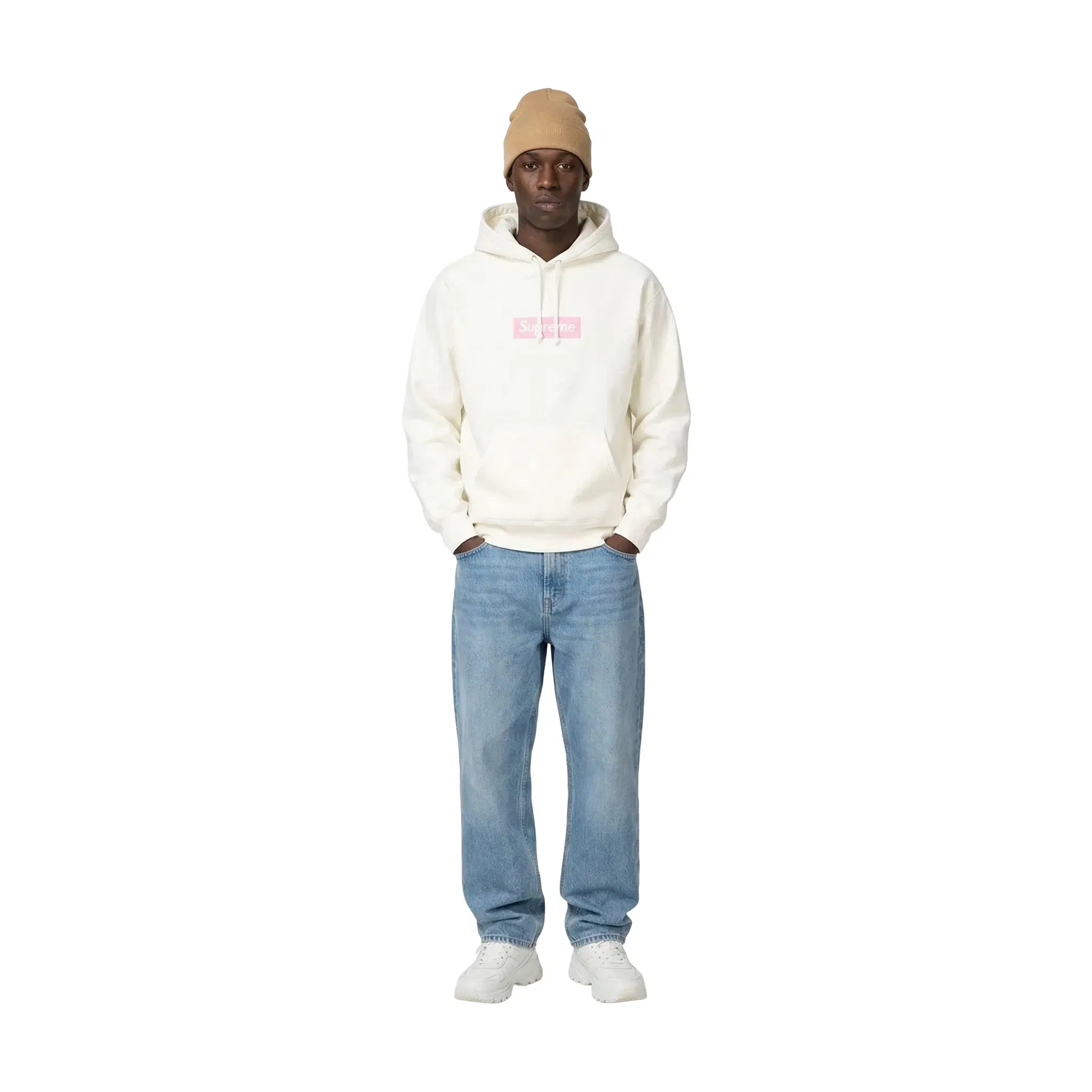 Supreme Box Logo Hoodie White (FW25)