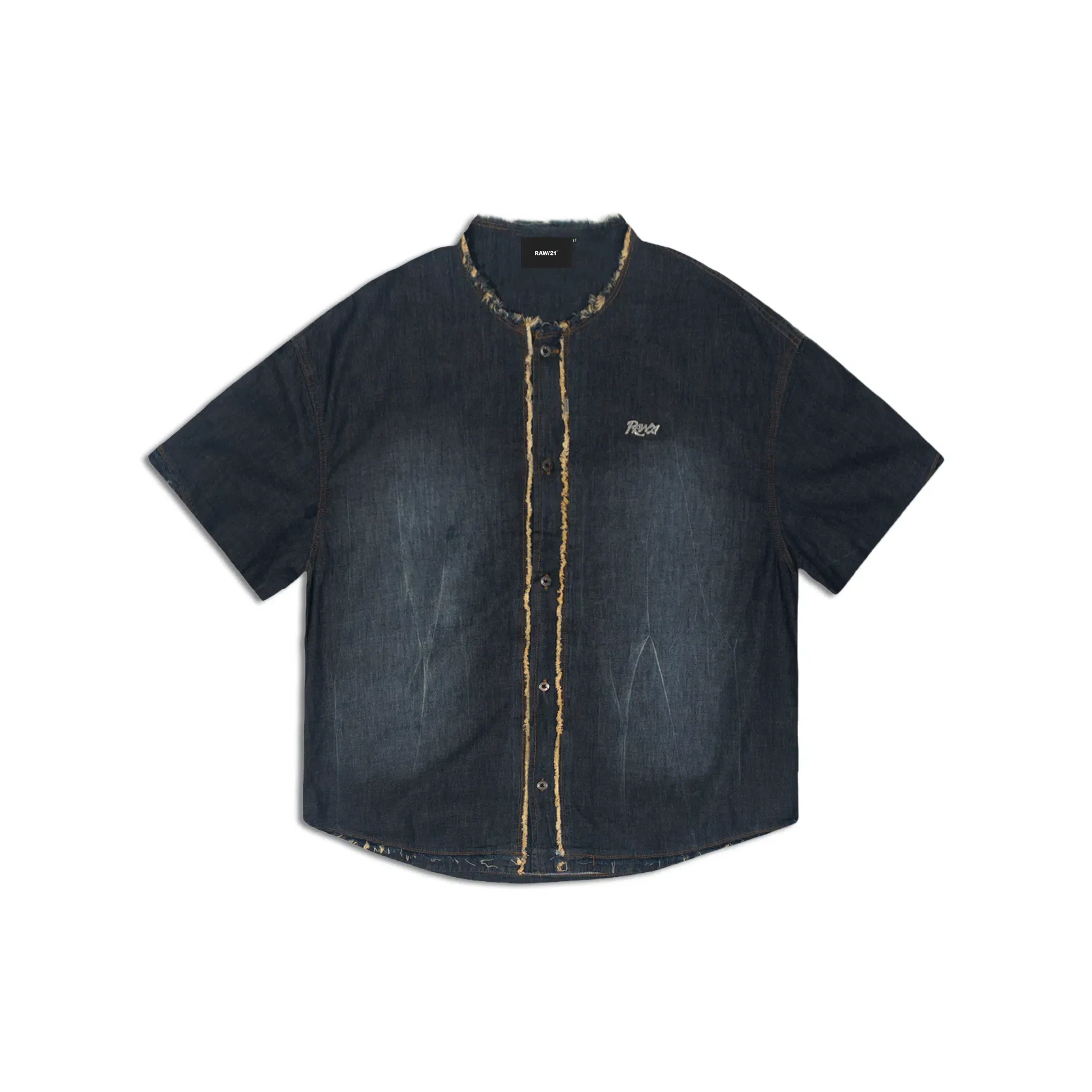 RAW21 RAW/21 Alloy Short Sleeve Crew Neck Shirt Blue (SS26)