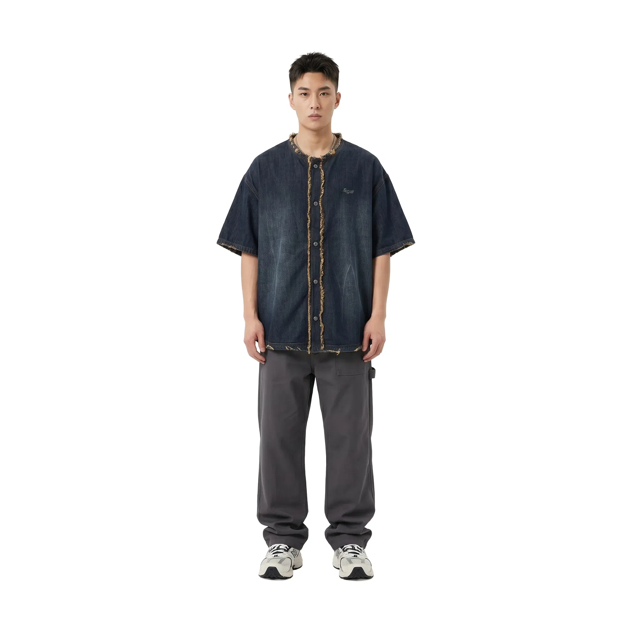 RAW21 RAW/21 Alloy Short Sleeve Crew Neck Shirt Blue (SS26)