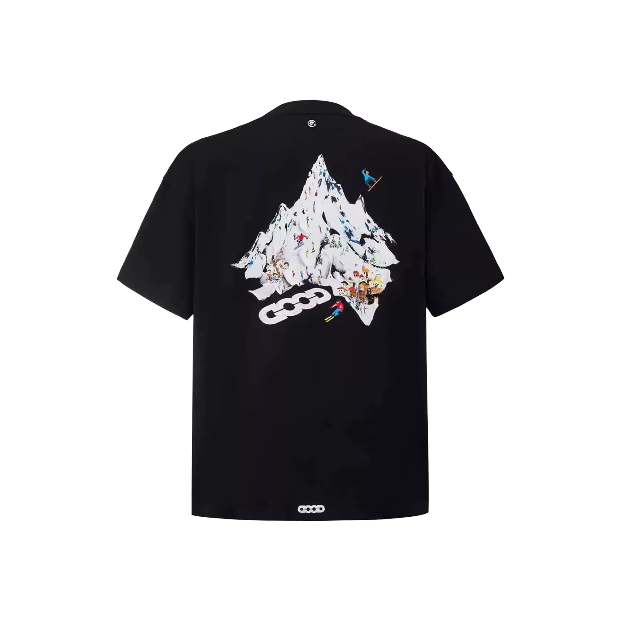 GOODBRAND Fun Ice Cream Pulp Embroidery Tee Black (SS26)