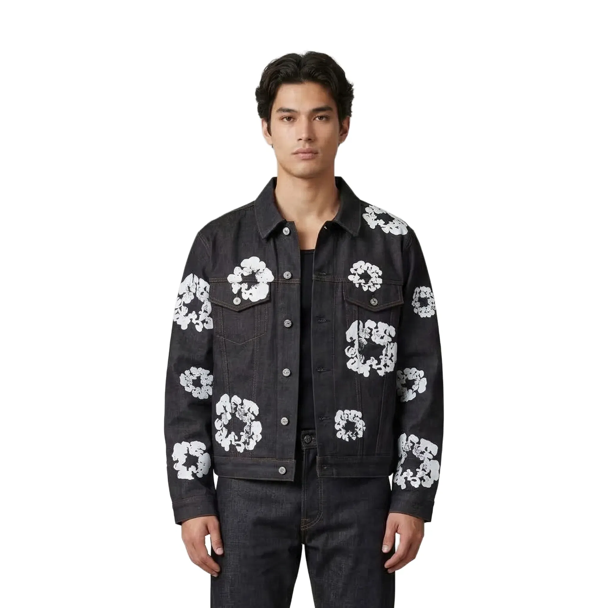 Denim Tears Cotton Wreath Denim Jacket Selvedge (FW25)