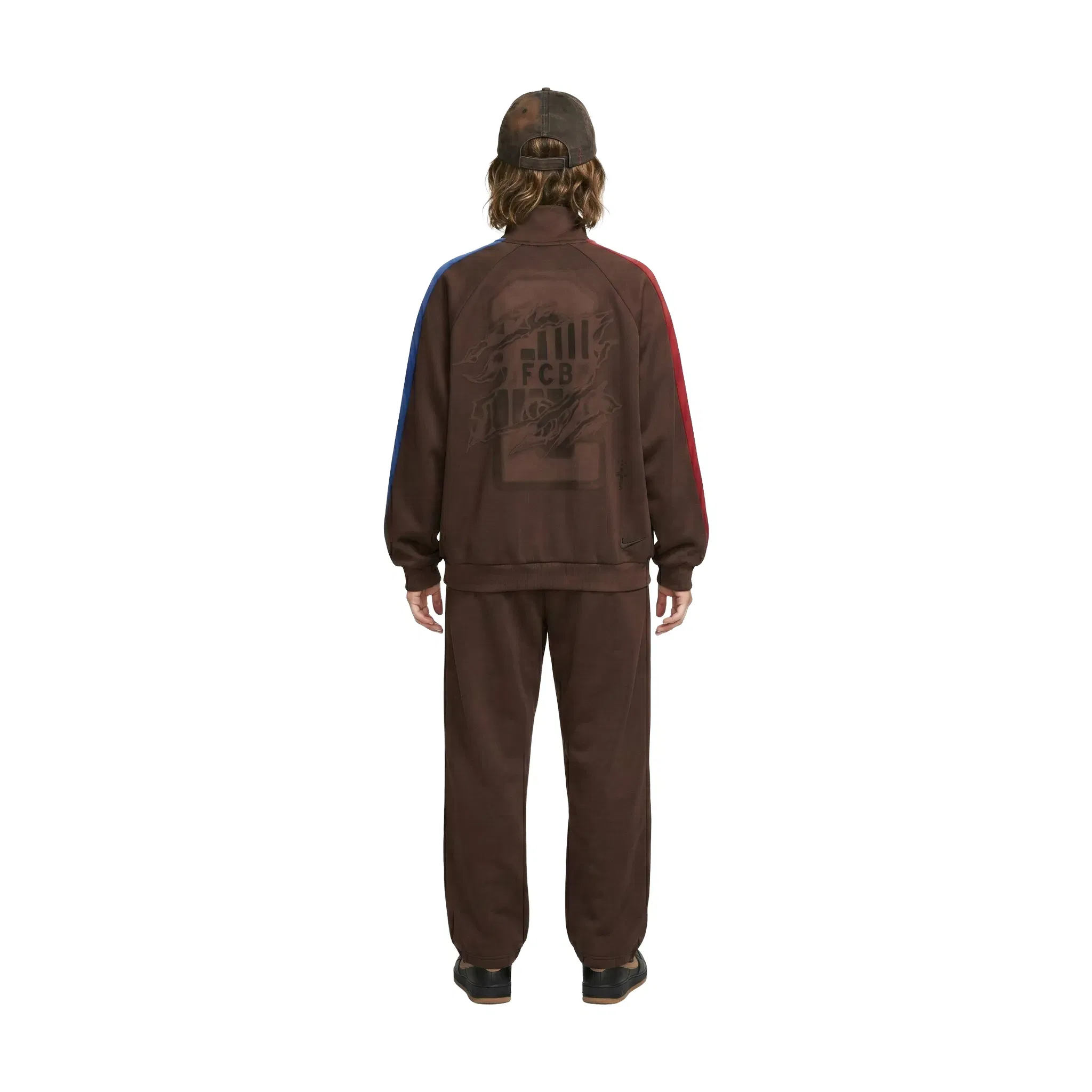 Travis Scott Cactus Jack x Futbol Club Barcelona 1899 Distressed Hat Brown (SS25)