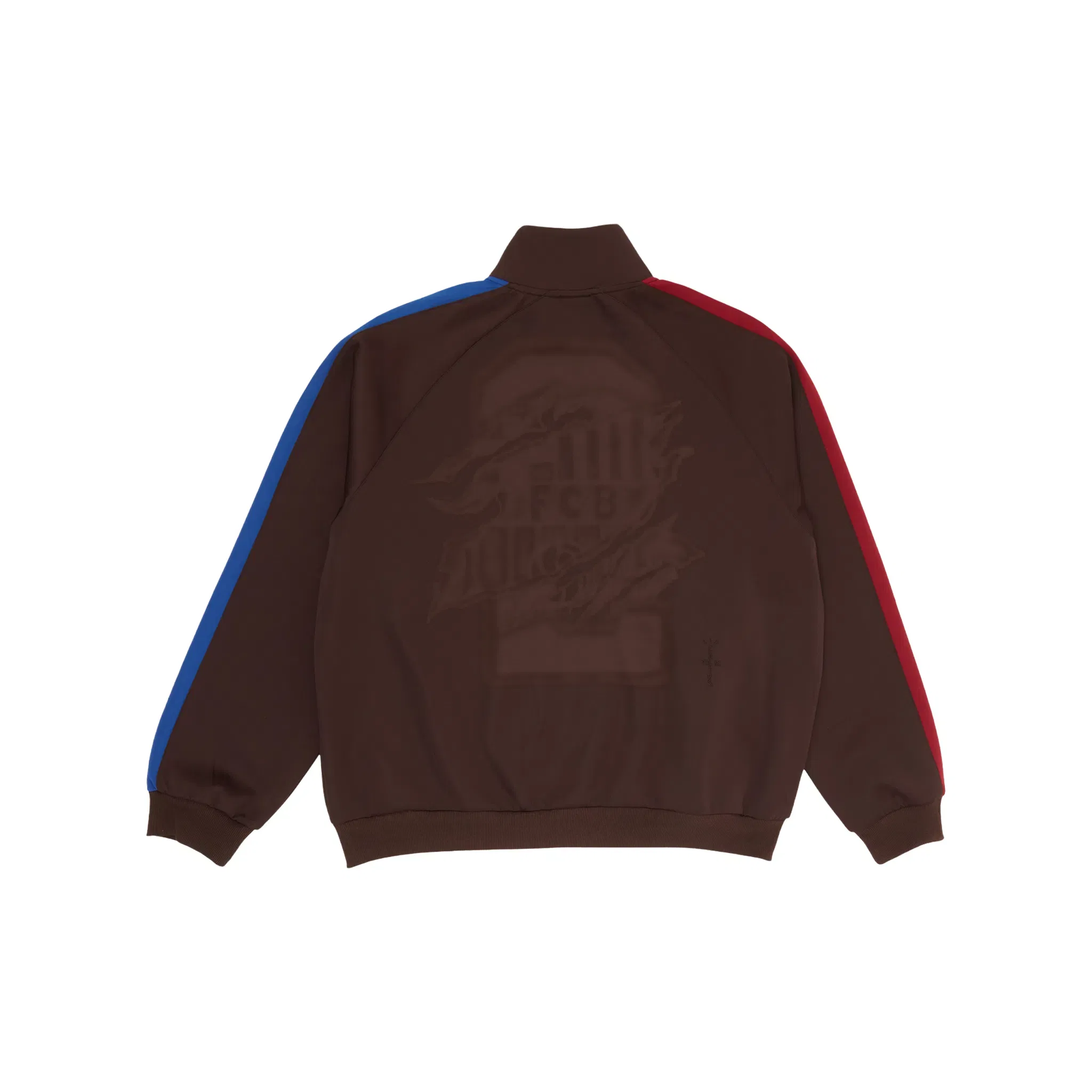 Travis Scott Cactus Jack x Futbol Club Barcelona x Nike Barça Retro Zip Anthem Jacket Brown (SS25)