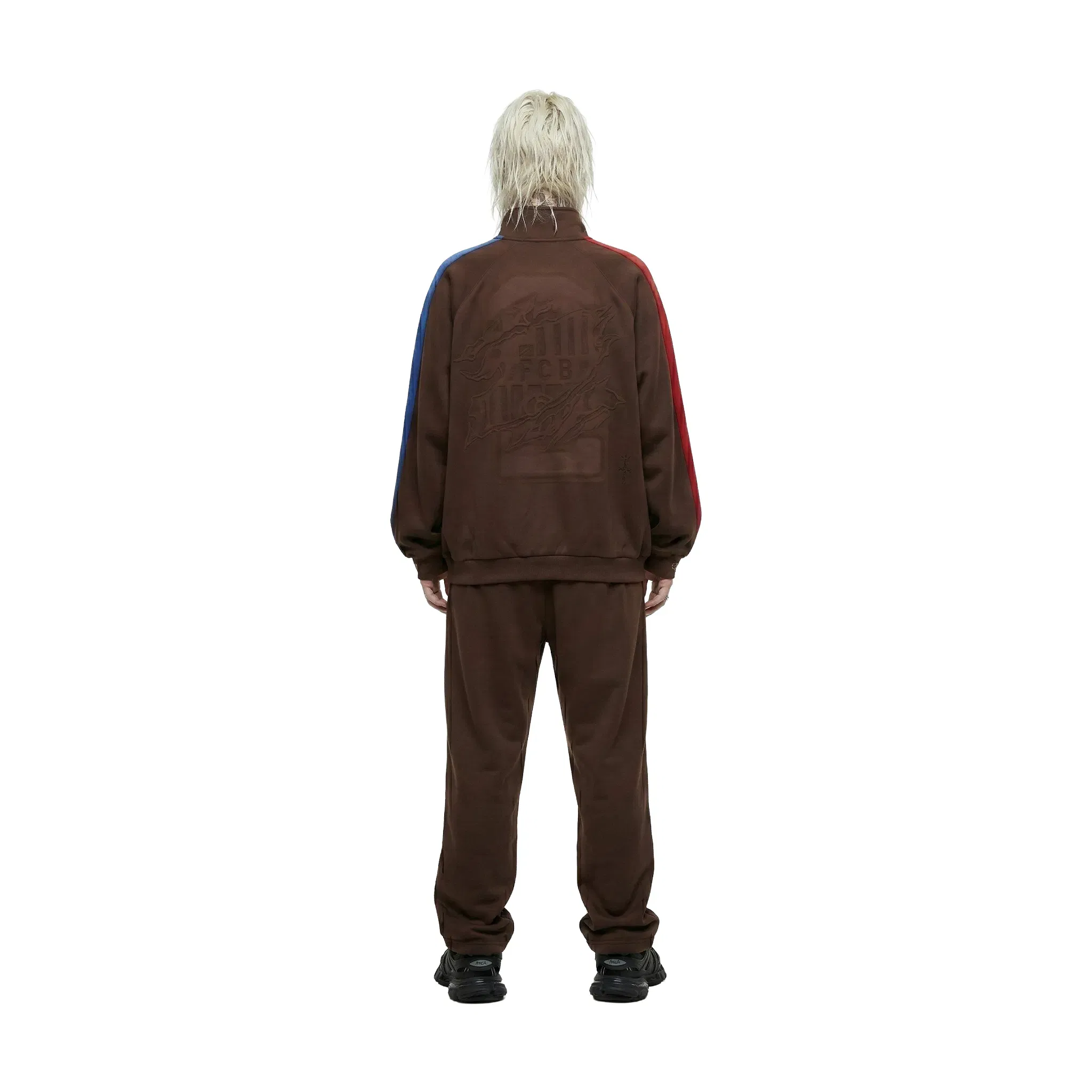 Travis Scott Cactus Jack x Futbol Club Barcelona x Nike Barça Retro Zip Anthem Jacket Brown (SS25)