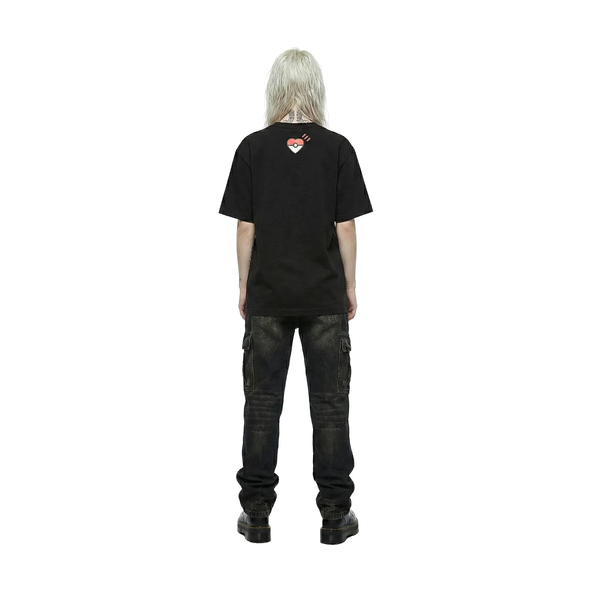 Human Made x Pokémon Made Blue Heart Graphic Offline Exclusive Tee Black (FW25)