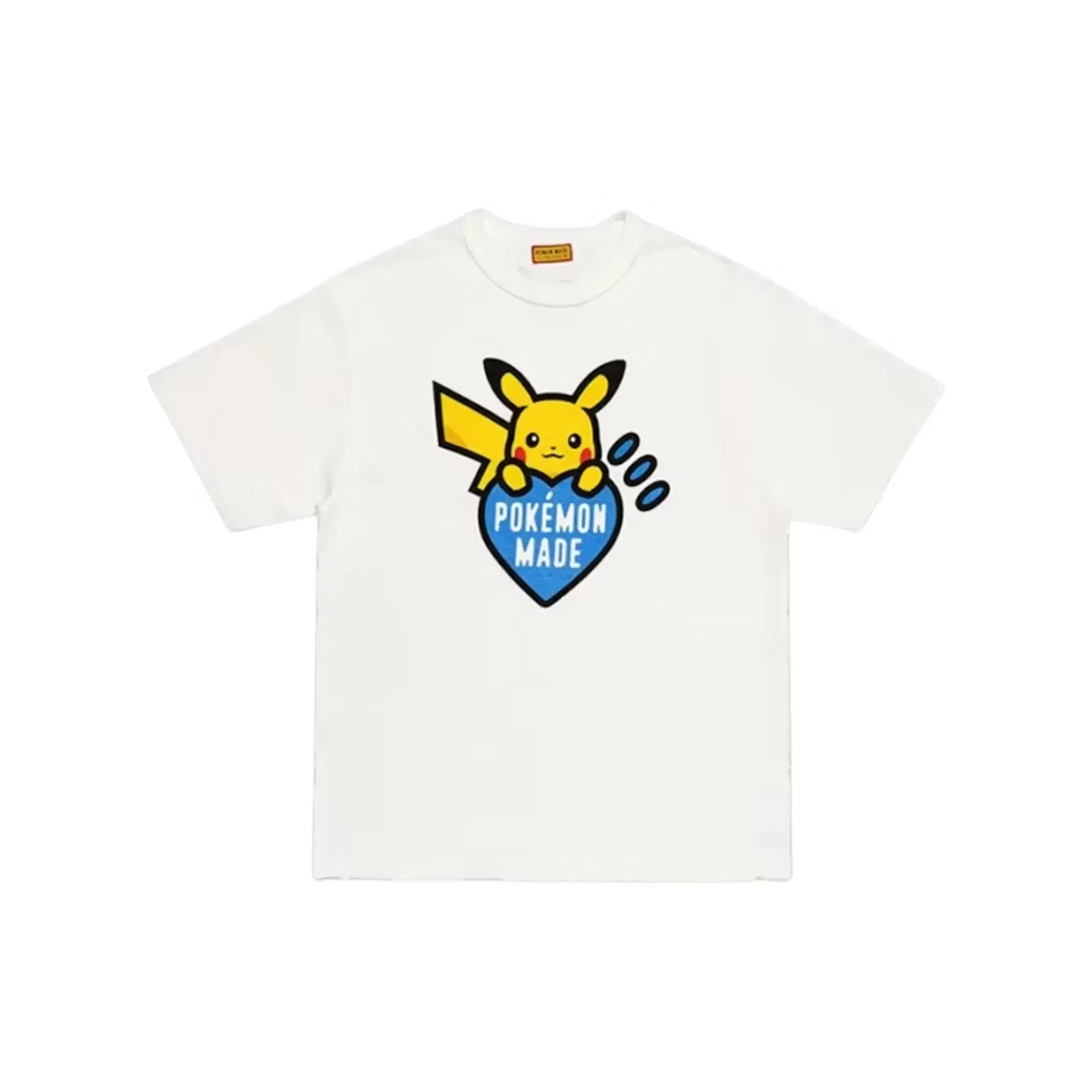 Human Made x Pokémon Made Blue Heart Graphic Offline Exclusive Tee White (FW25)