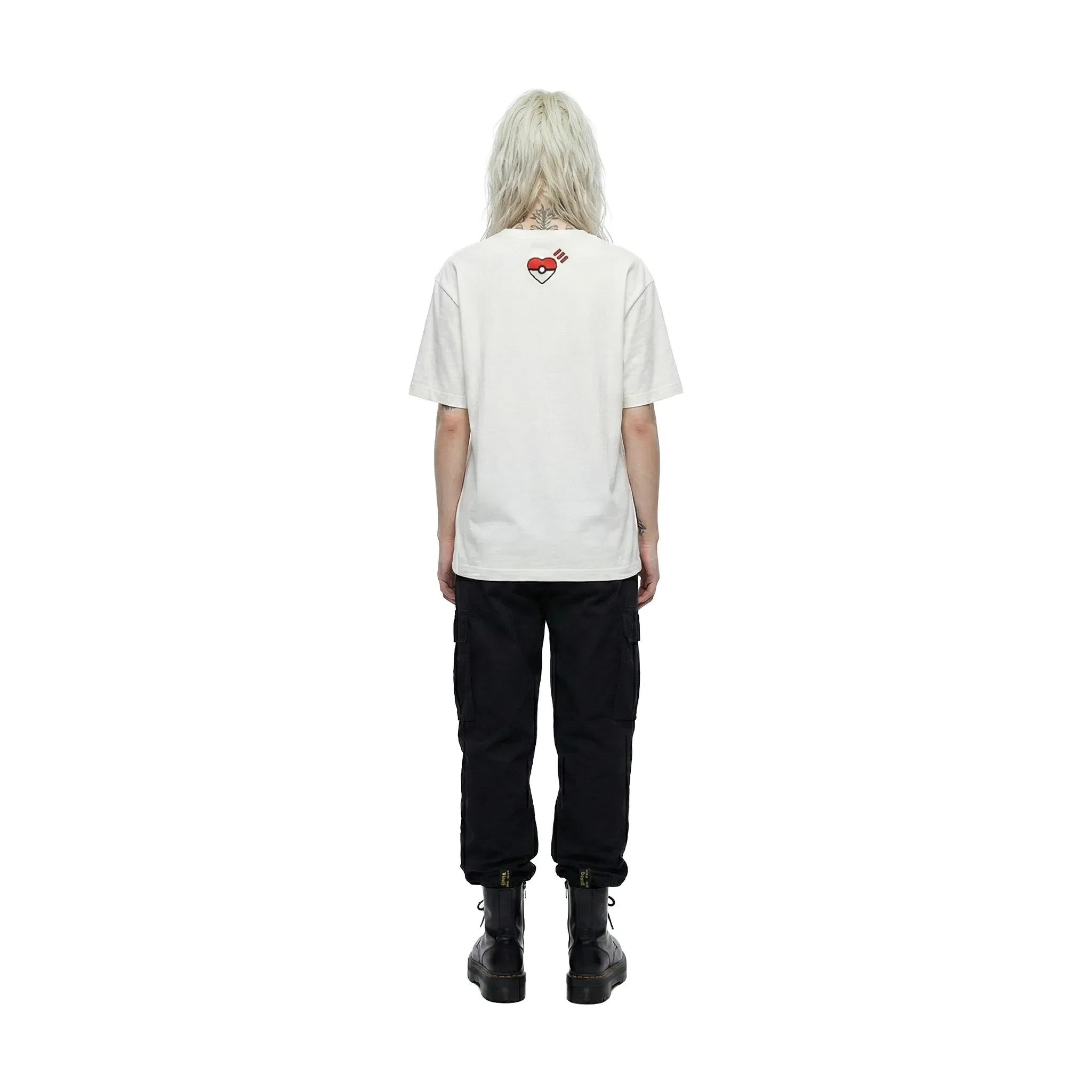 Human Made x Pokémon Made Blue Heart Graphic Offline Exclusive Tee White (FW25)