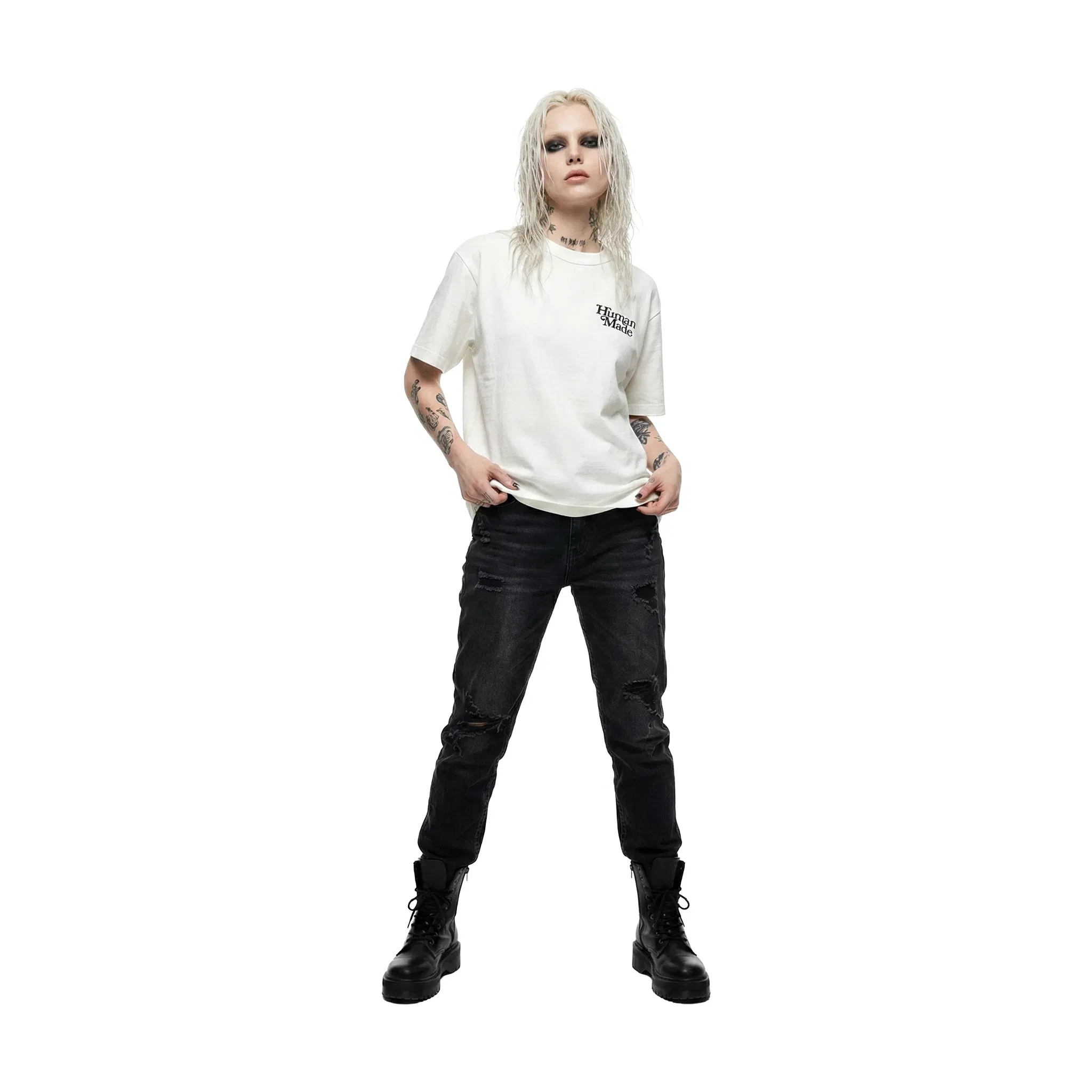 Human Made x Verdy Graphic Tee White (SS25)