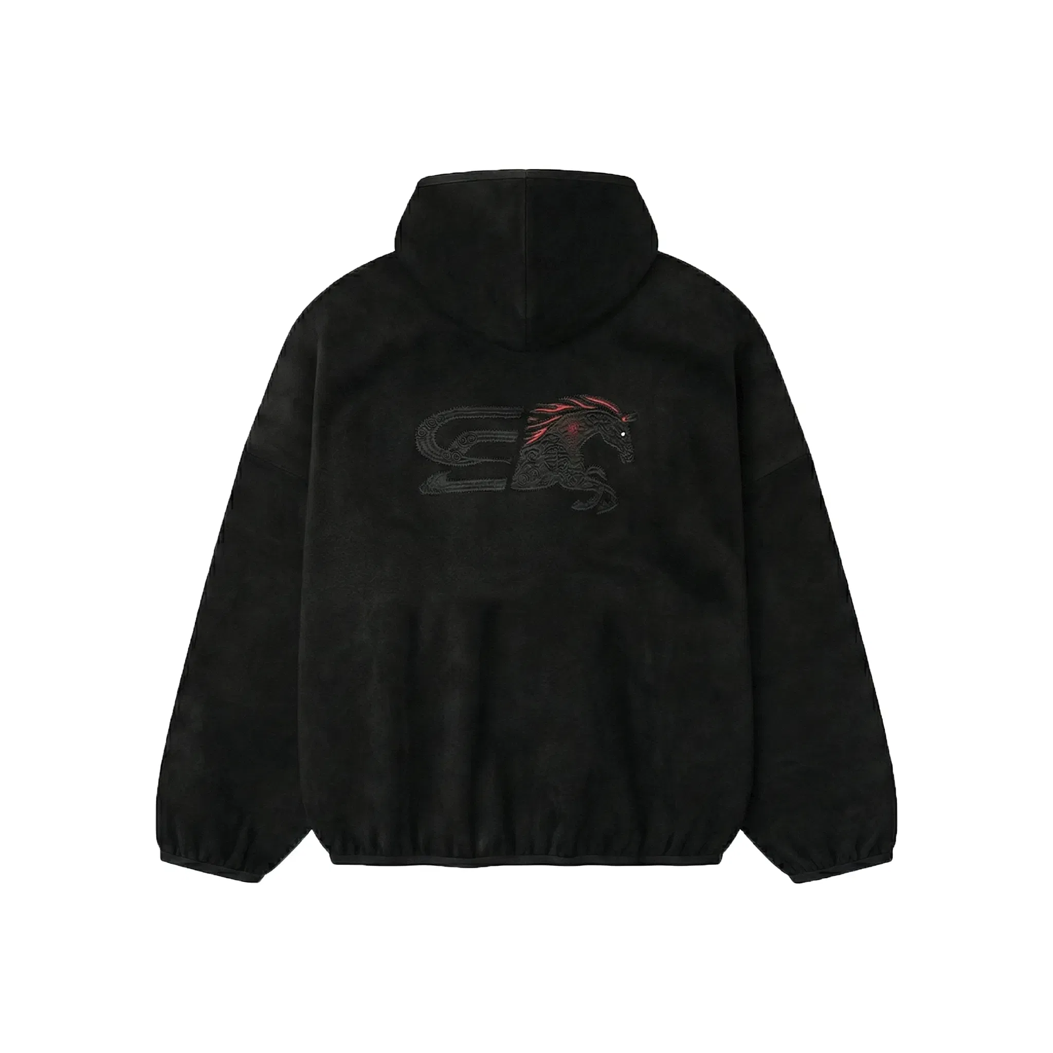 SLOWDOWN Logo Merge Hoodie Black (SS26)