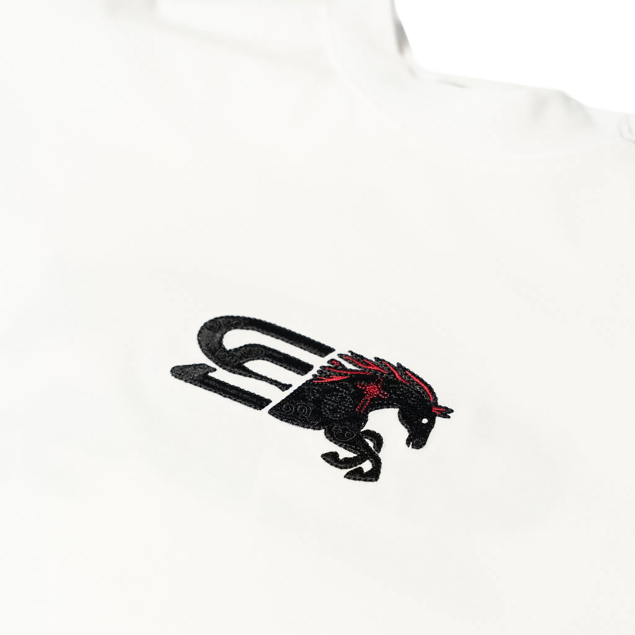 SLOWDOWN Logo Merge Tee White (SS26)
