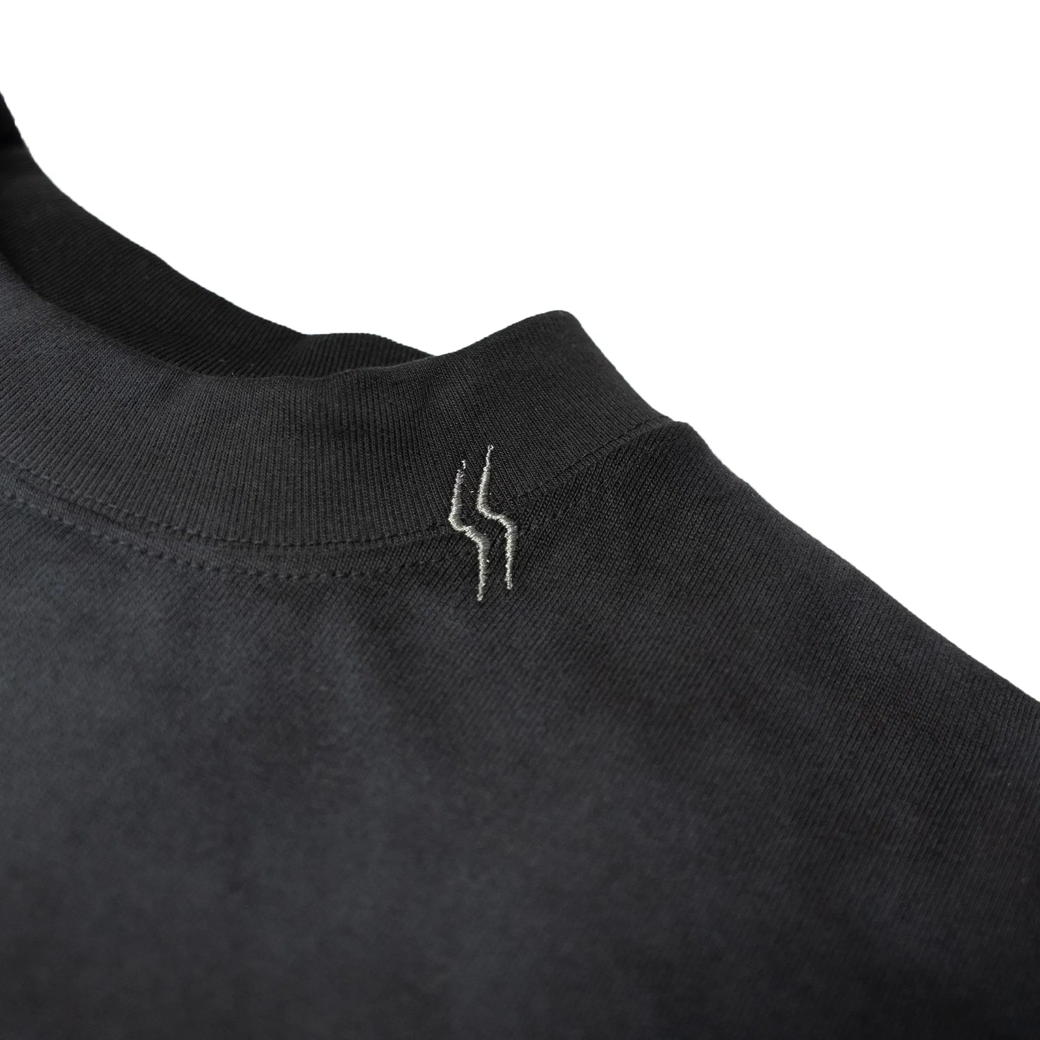 SLOWDOWN Faded Slurry Stone Tee Black (SS26)