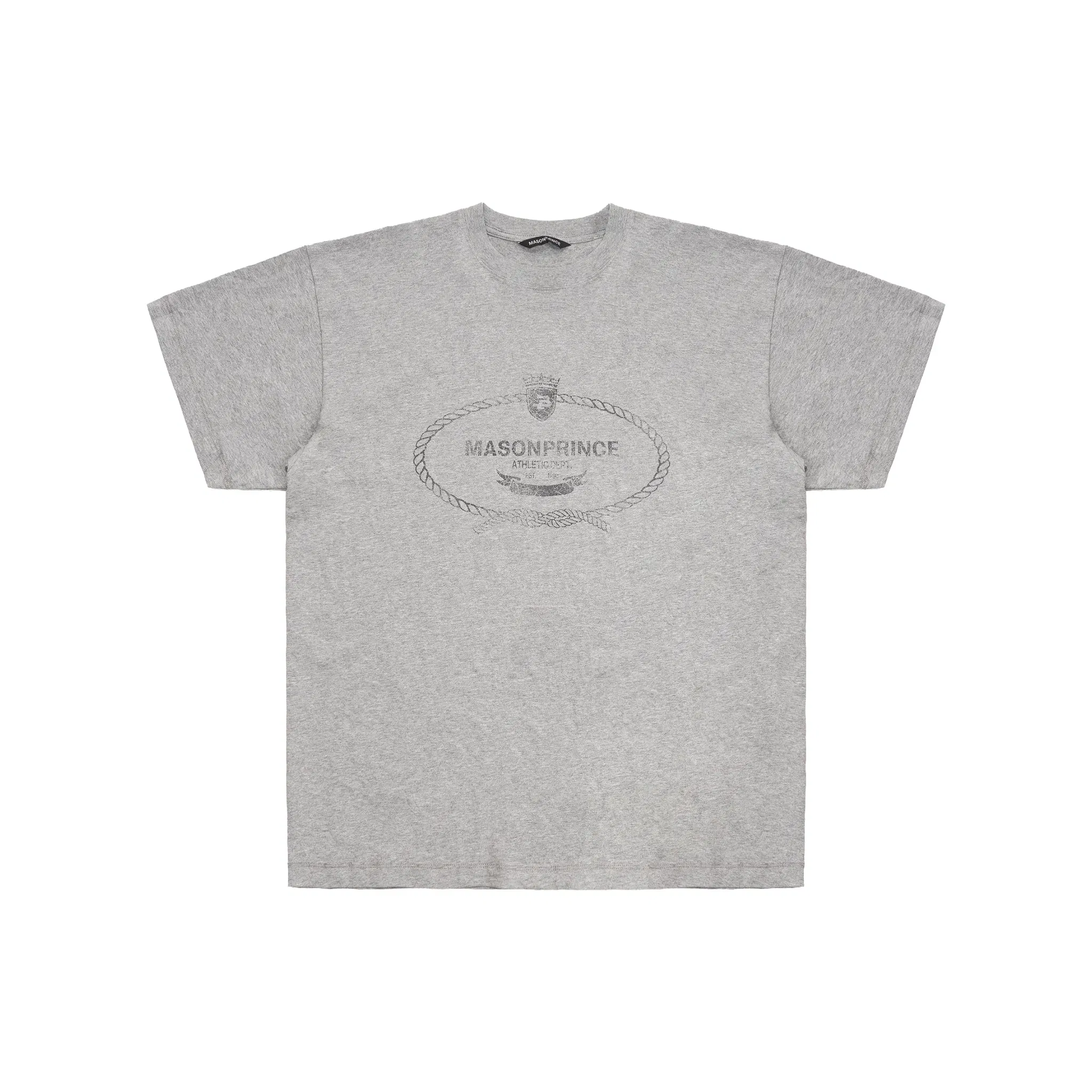 MASONPRINCE Summer Series Vintage Washed Knot Pleated Travel Tee Grey (SS25)