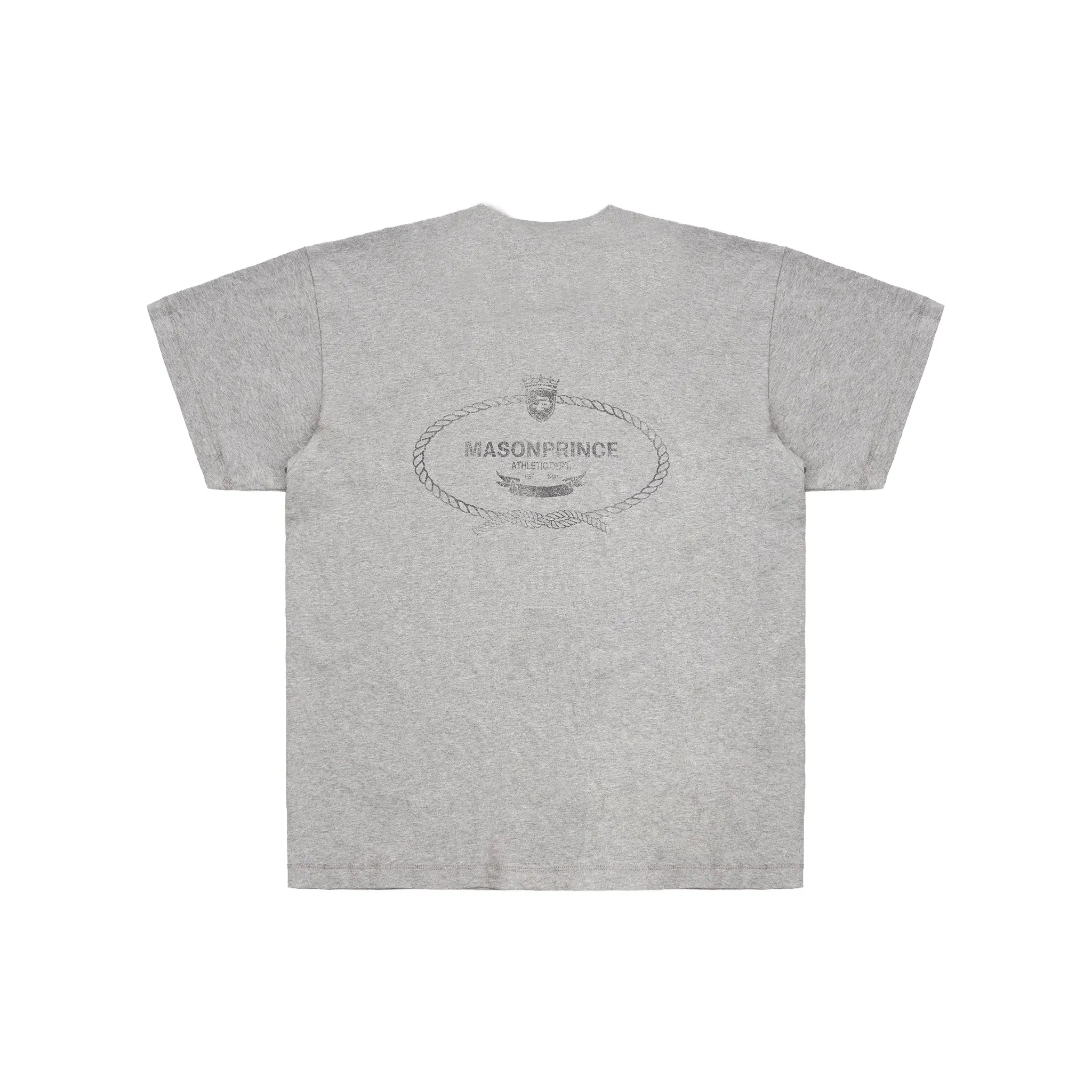 MASONPRINCE Summer Series Vintage Washed Knot Pleated Travel Tee Grey (SS25)