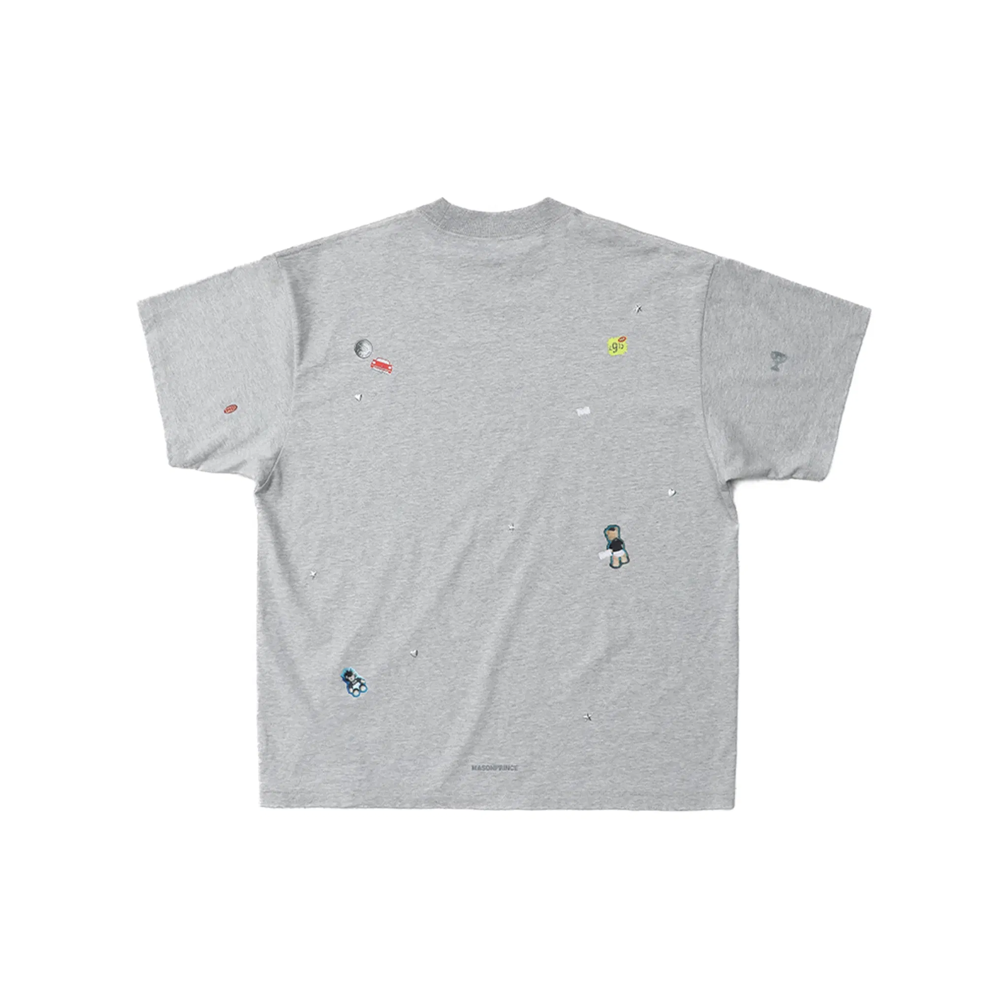 MASONPRINCE Fun Earth Series Summer Holiday Knitted Tee Heather Grey (SS25)
