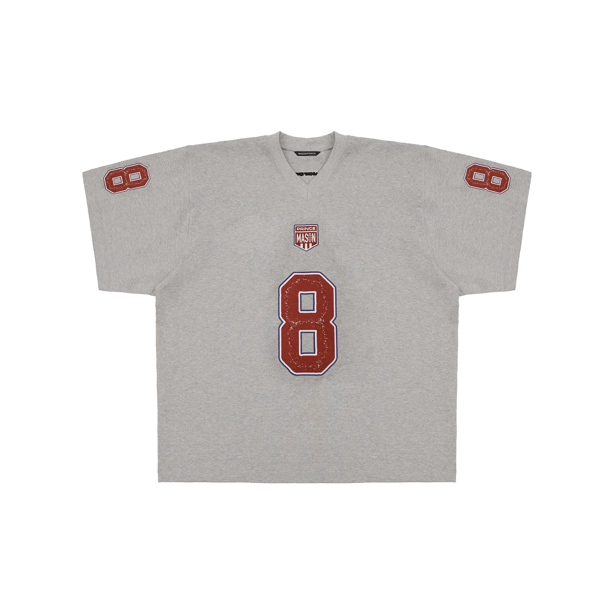 MASONPRINCE Wide Version Digital Short Tee Floral Grey (SS25)