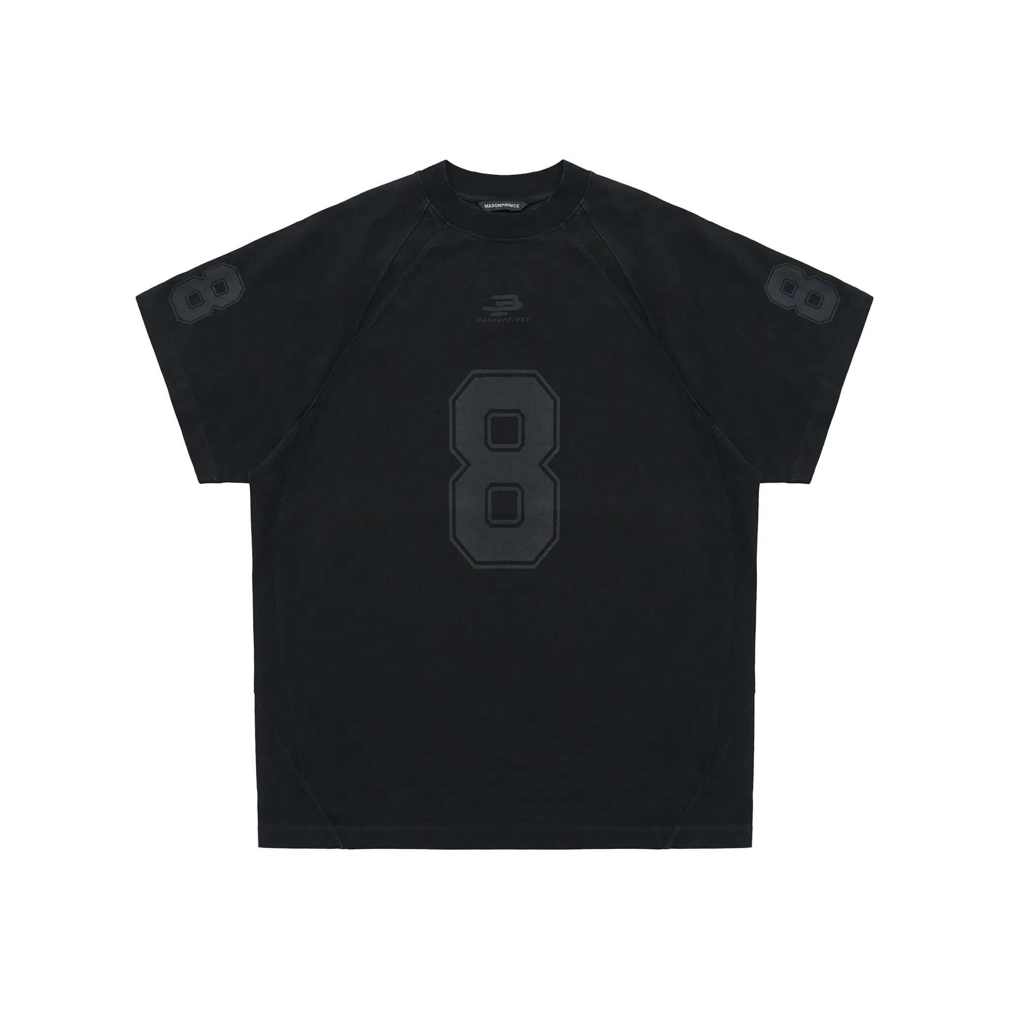 MASONPRINCE Colorblock Short Sleeved Jersey Black (SS25)