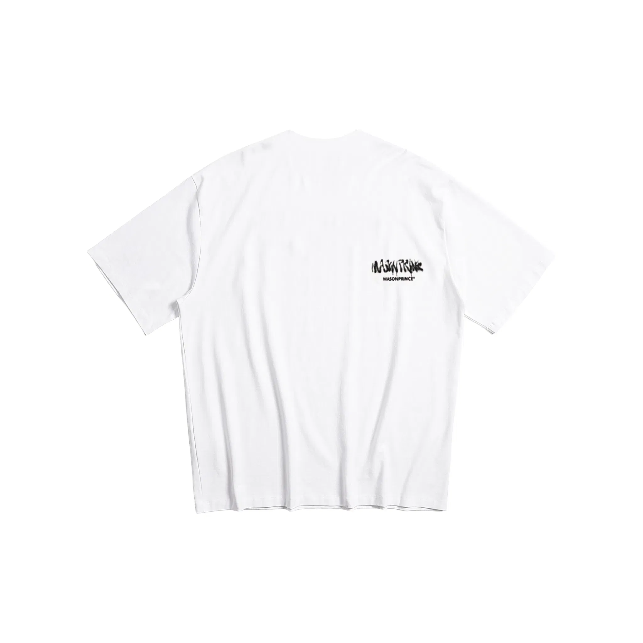 MASONPRINCE Inkjet Small Printed Double Logo Short Sleeved Tee White (SS22)