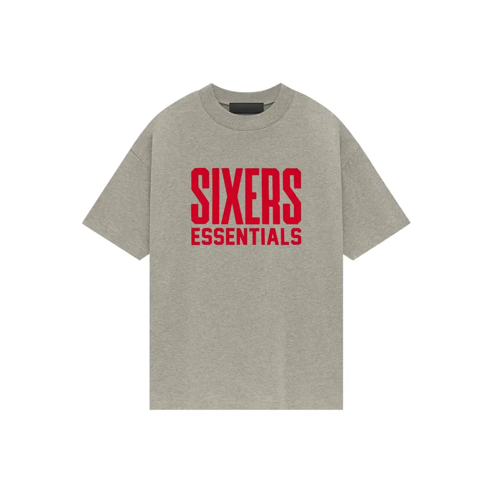 Fear of God Essentials x NBA Philadelphia 76ers Tee Warm Heather (SS25)