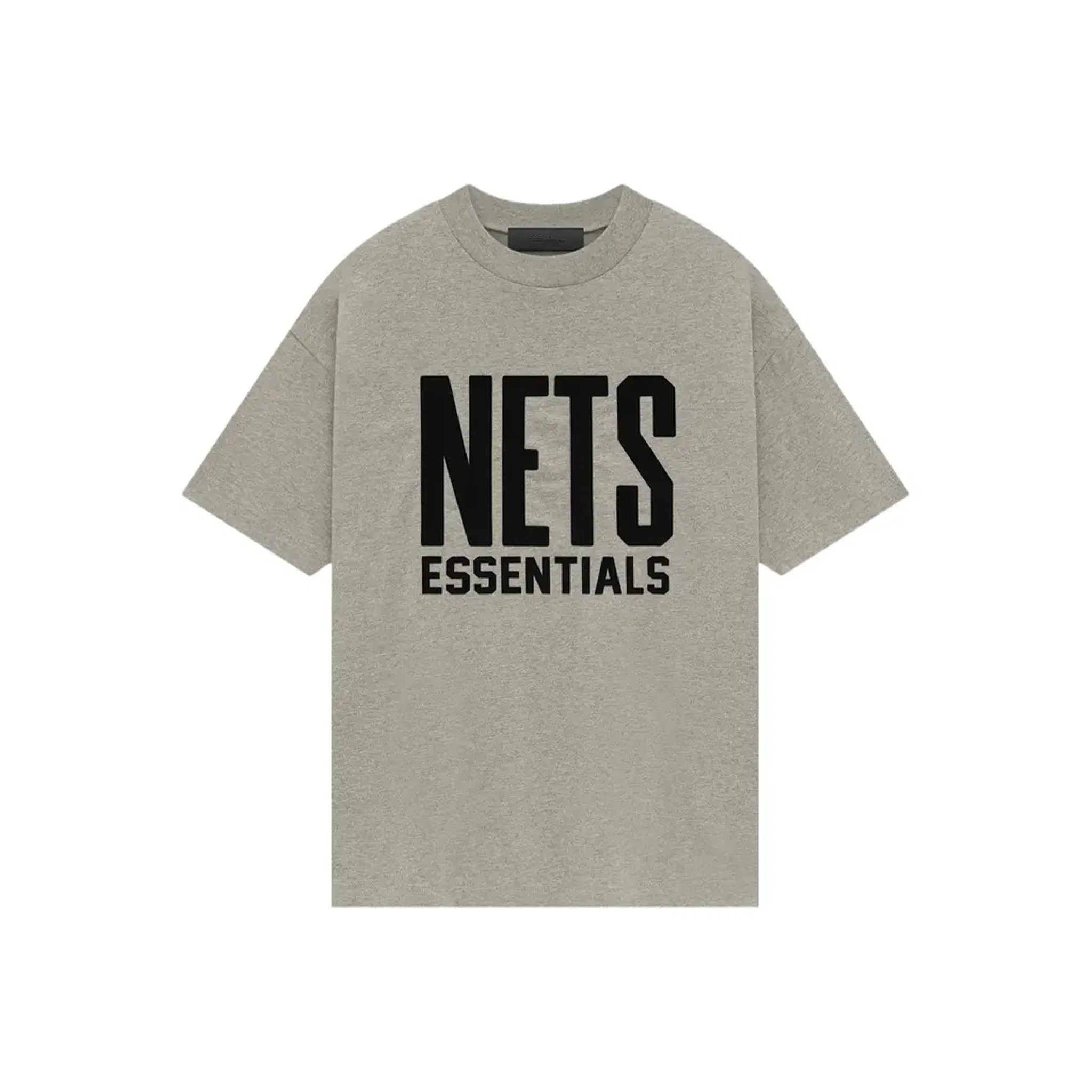 Fear of God Essentials x NBA Brooklyn Nets Tee Warm Heather (SS25)