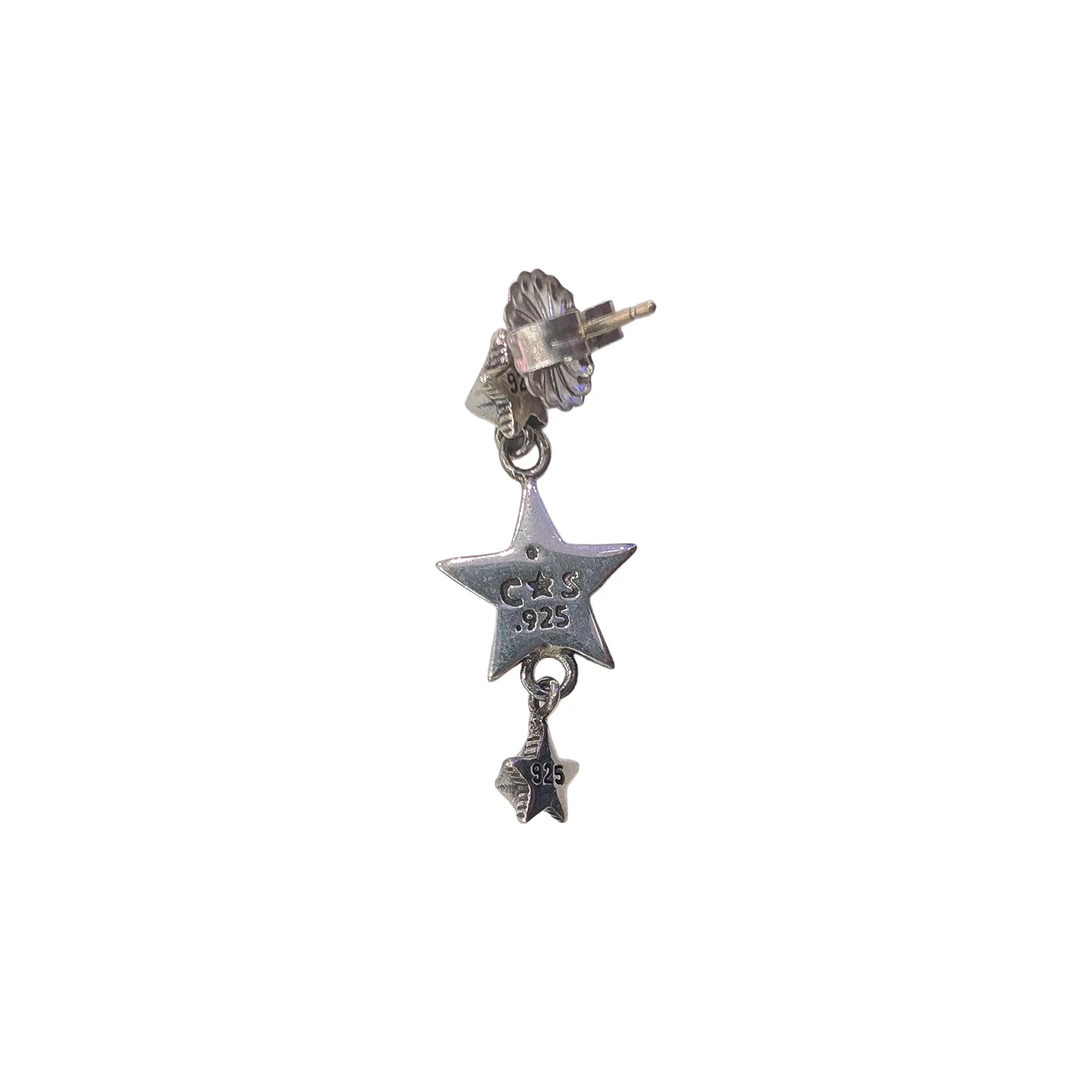 CODY SANDERSON 3 Star Popped Dangling Earring Silver (SS25)