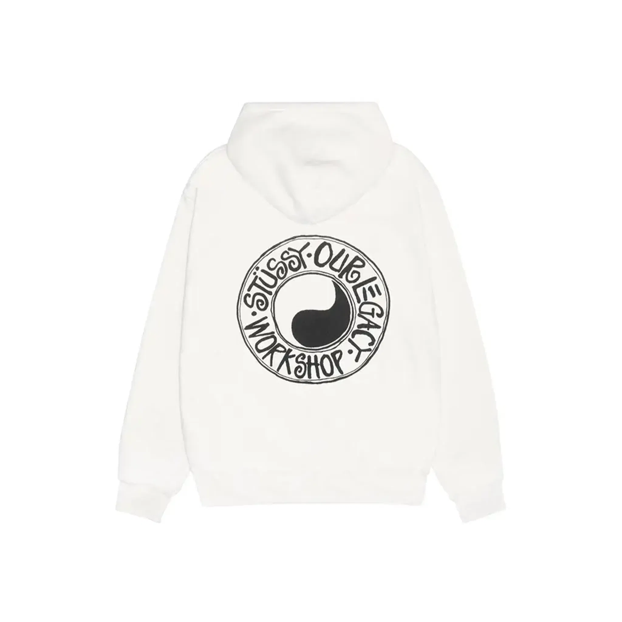 Stüssy x Our Legacy Work Shop Buana Pigment Dyed Hoodie White (FW24)