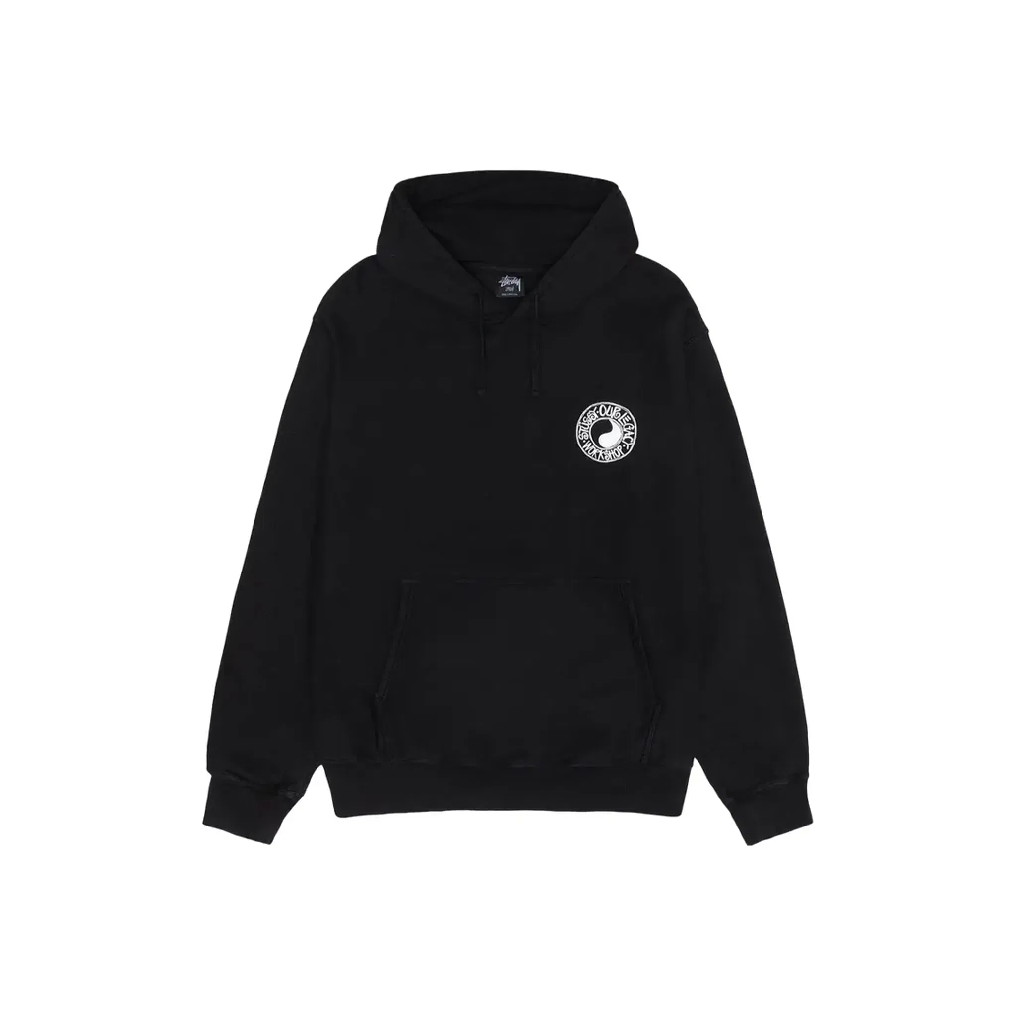 Stüssy x Our Legacy Work Shop Buana Pigment Dyed Hoodie Black (FW24)