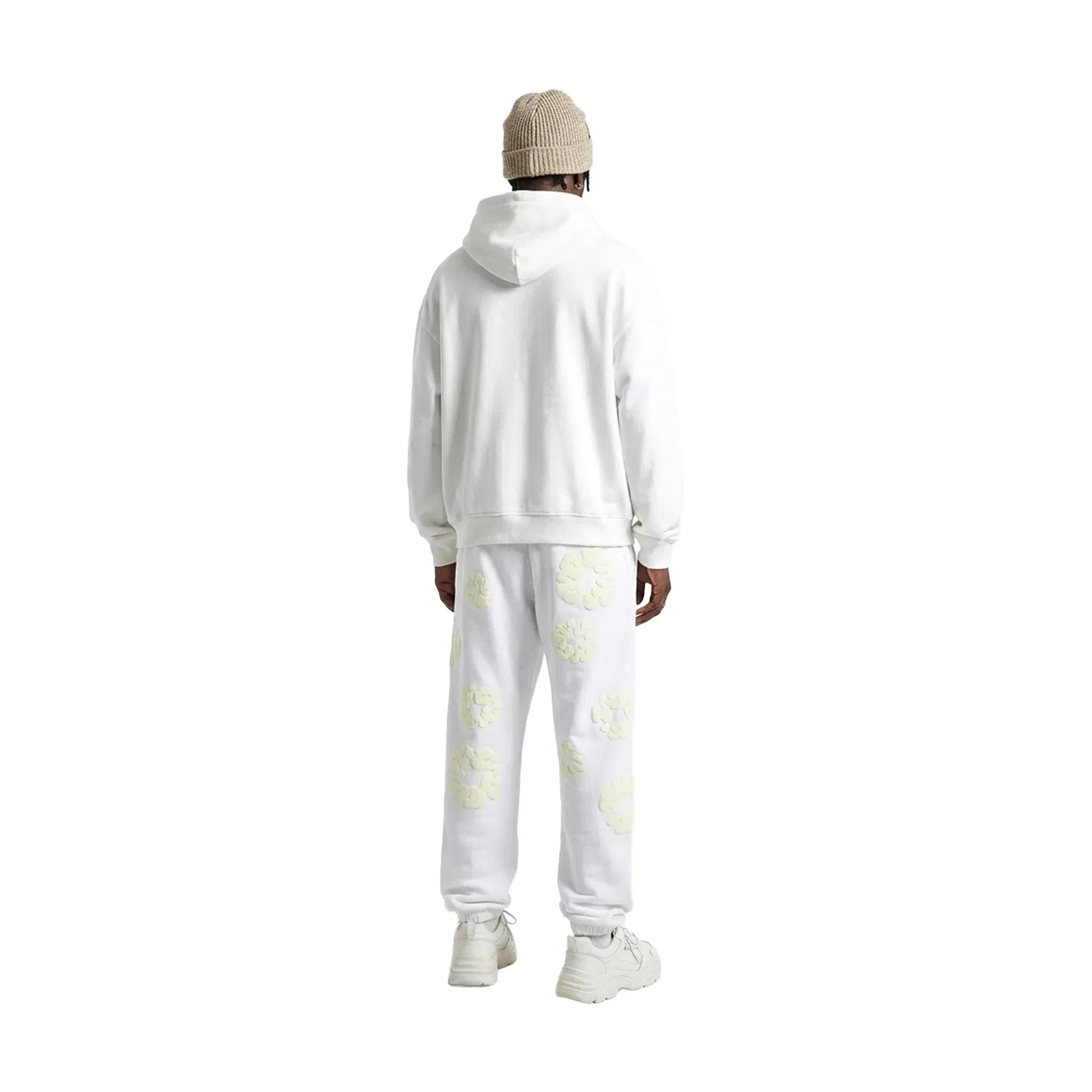 Denim Tears Cotton Wreath Sweatpants White Monochrome (SS24)
