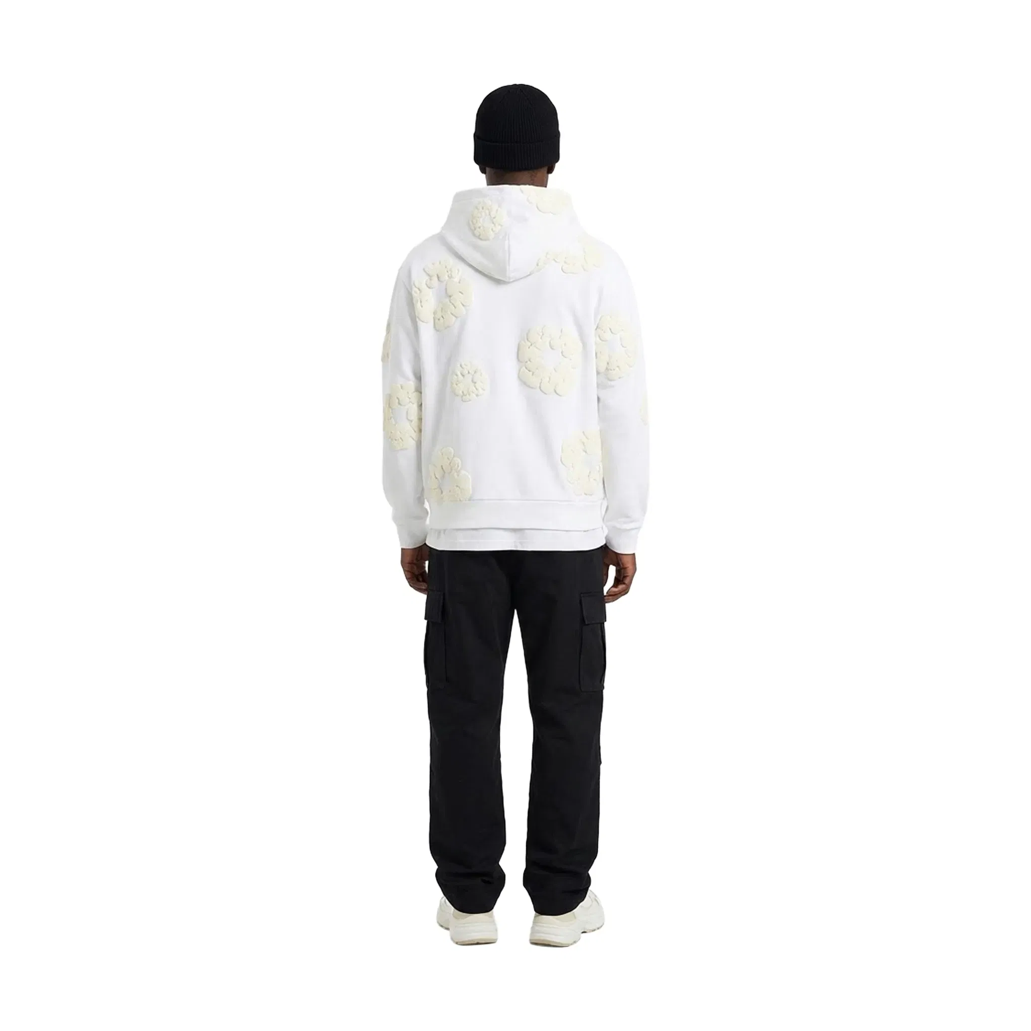 Denim Tears Cotton Wreath Hoodie White Monochrome (SS24)