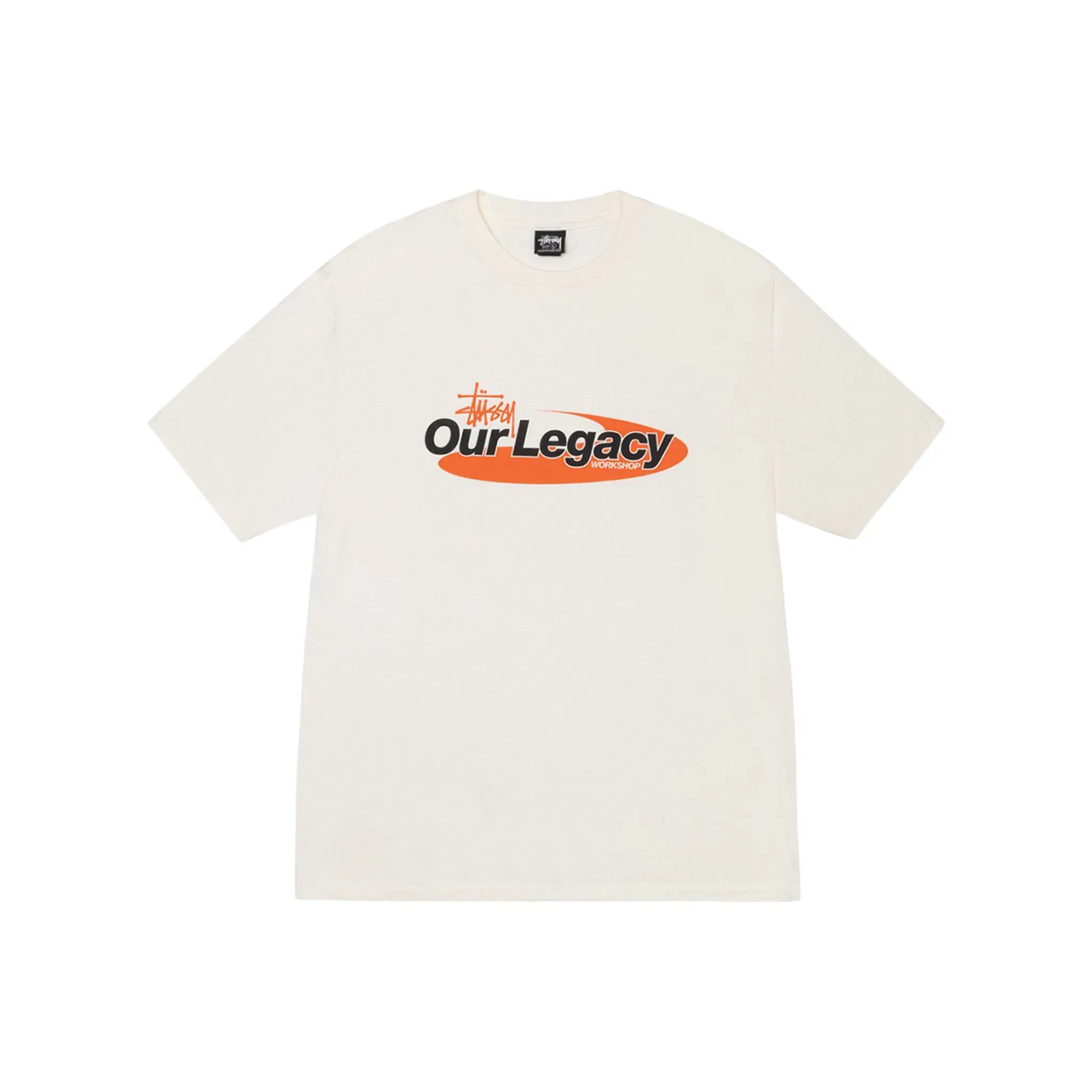 Stüssy Our Legacy Work Shop Swirl Pigment Dyed Tee Natural (SS25)