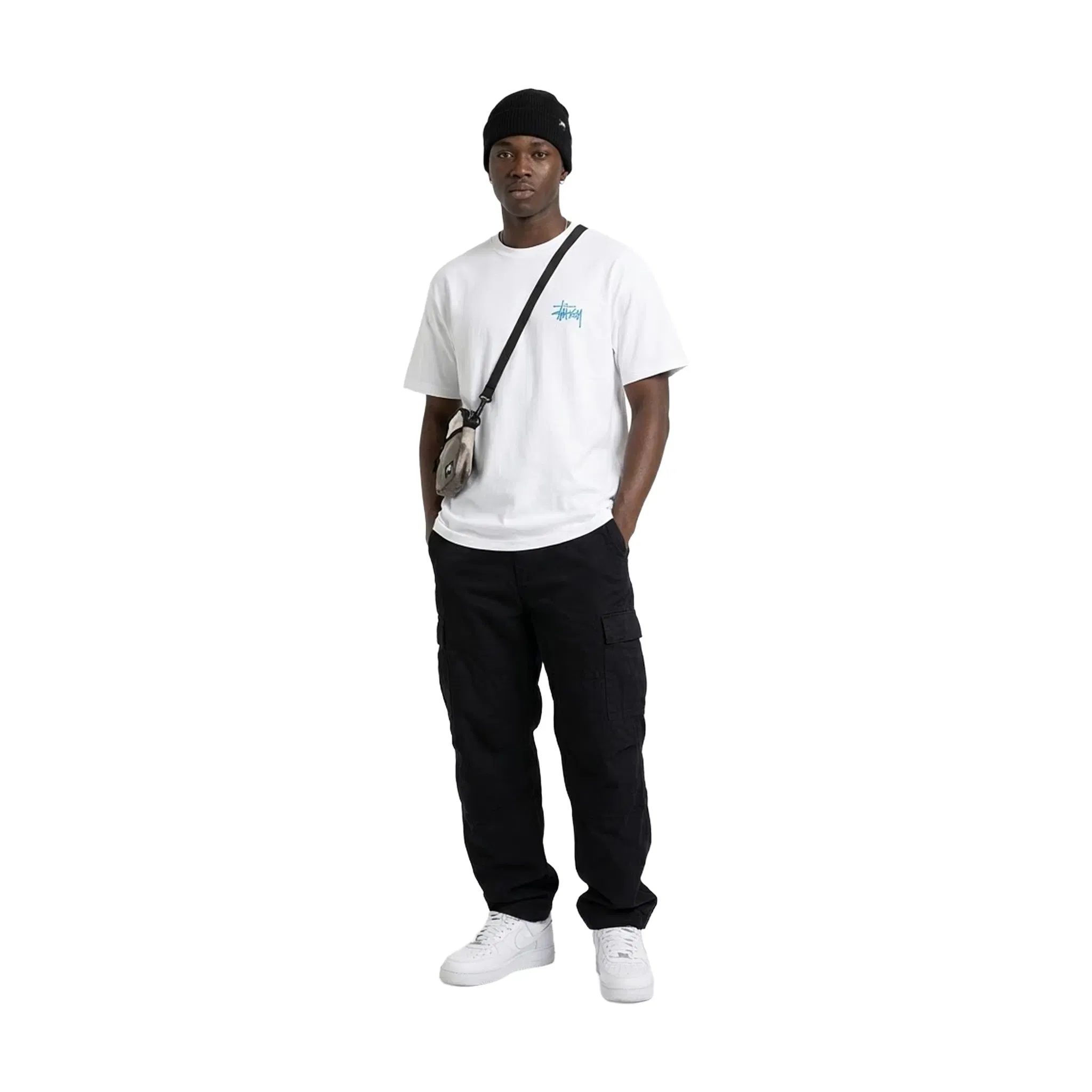Stüssy X-Ray Fishin Tee White (SS25)