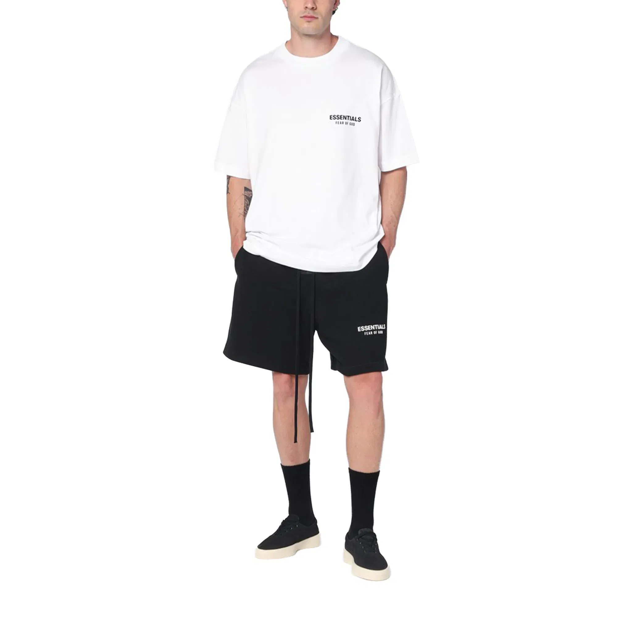 Fear of God Essentials Classic Fit Tee Bright White (SS25)